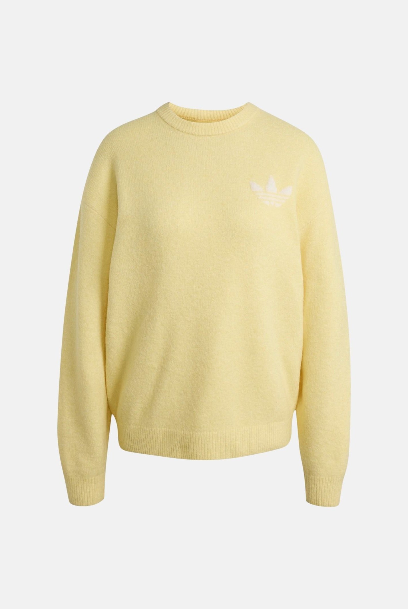 ADIDAS ORIGINALS Maglione ATHLETIC DEPT KNITTED girocollo giallo per uomo e donna <BR/> LD4476 . ADIDAS ORIGINALS