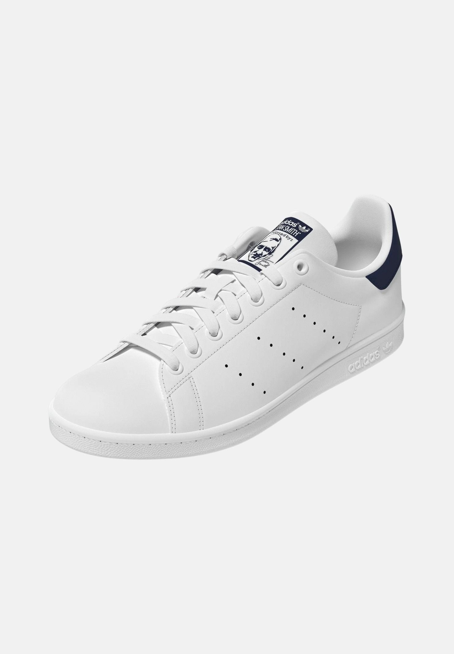 ADIDAS ORIGINALS Sneakers Stan Smith bianche e blu M20325 . ADIDAS ORIGINALS