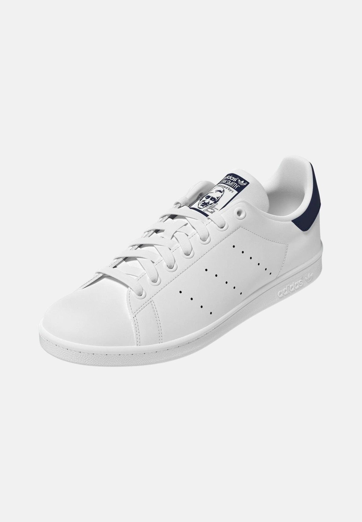 ADIDAS ORIGINALS Sneakers Stan Smith bianche e blu per uomo e donna M20325 . ADIDAS ORIGINALS