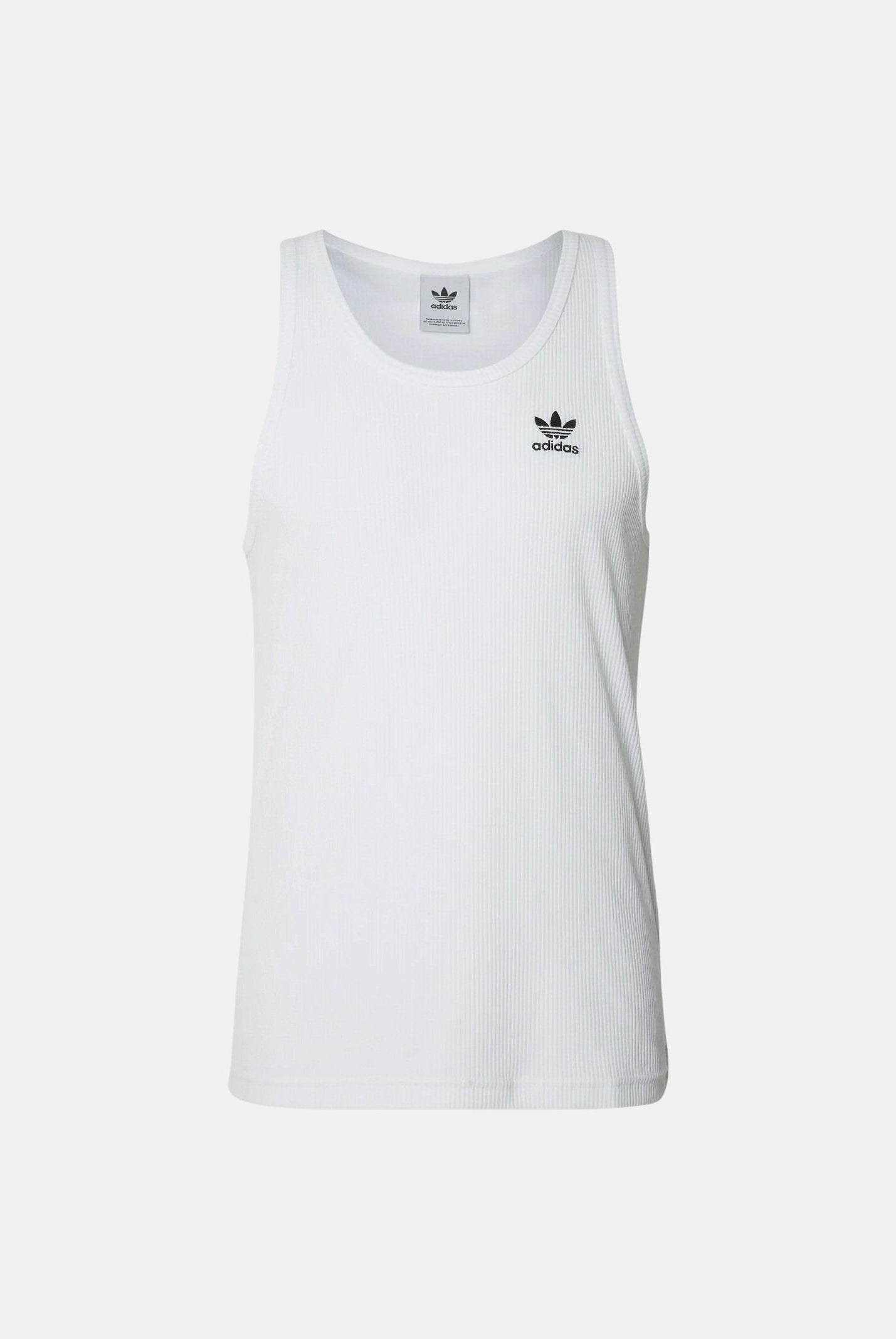 ADIDAS ORIGINALS Canotta Trefoil Essentials bianca da uomo IY7366 . ADIDAS ORIGINALS