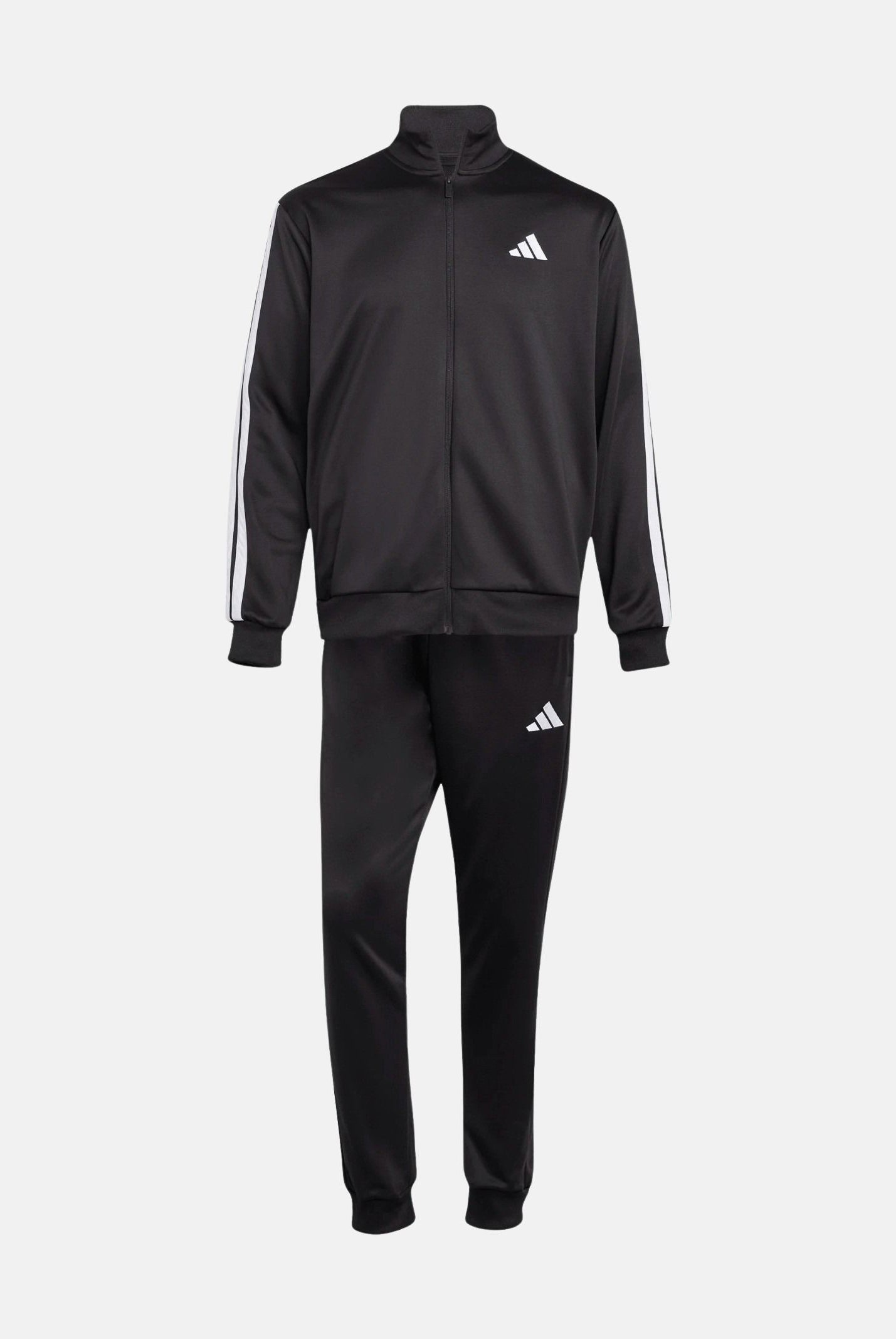 ADIDAS PERFORMANCE Tuta sportiva Sportswear Basic 3-Stripes French Terry nero da uomo JC5375 . ADIDAS PERFORMANCE