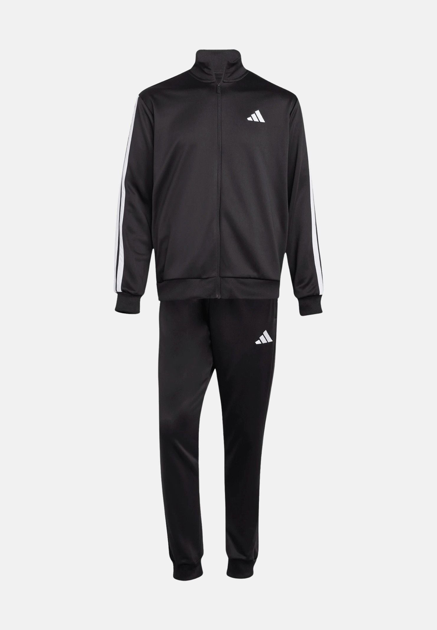 ADIDAS PERFORMANCE Tuta sportiva Sportswear Basic 3-Stripes French Terry nero da uomo JC5375 . ADIDAS PERFORMANCE