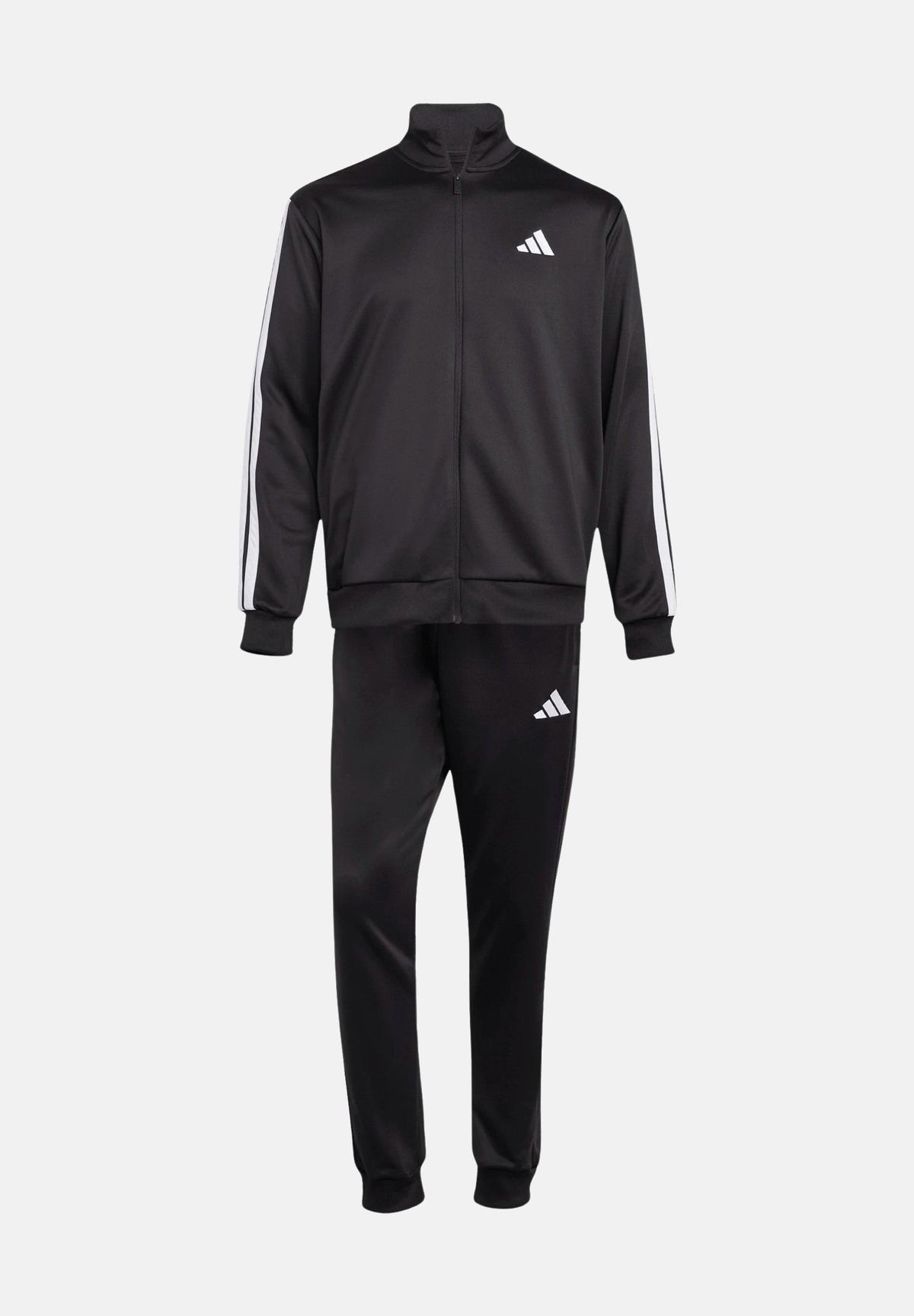 ADIDAS PERFORMANCE Tuta sportiva Sportswear Basic 3-Stripes French Terry nero da uomo JC5375 . ADIDAS PERFORMANCE