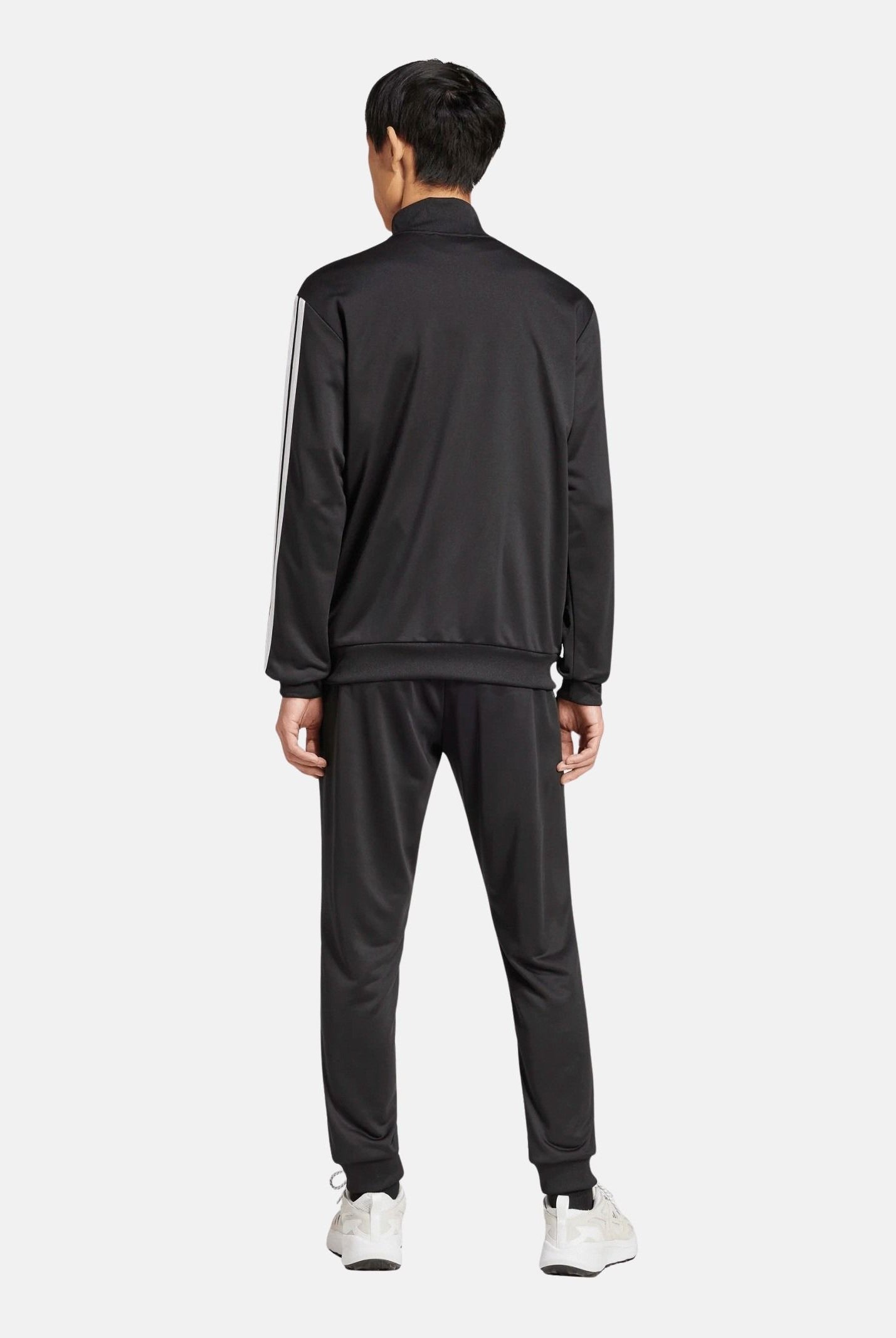 ADIDAS PERFORMANCE Tuta sportiva Sportswear Basic 3-Stripes French Terry nero da uomo JC5375 . ADIDAS PERFORMANCE