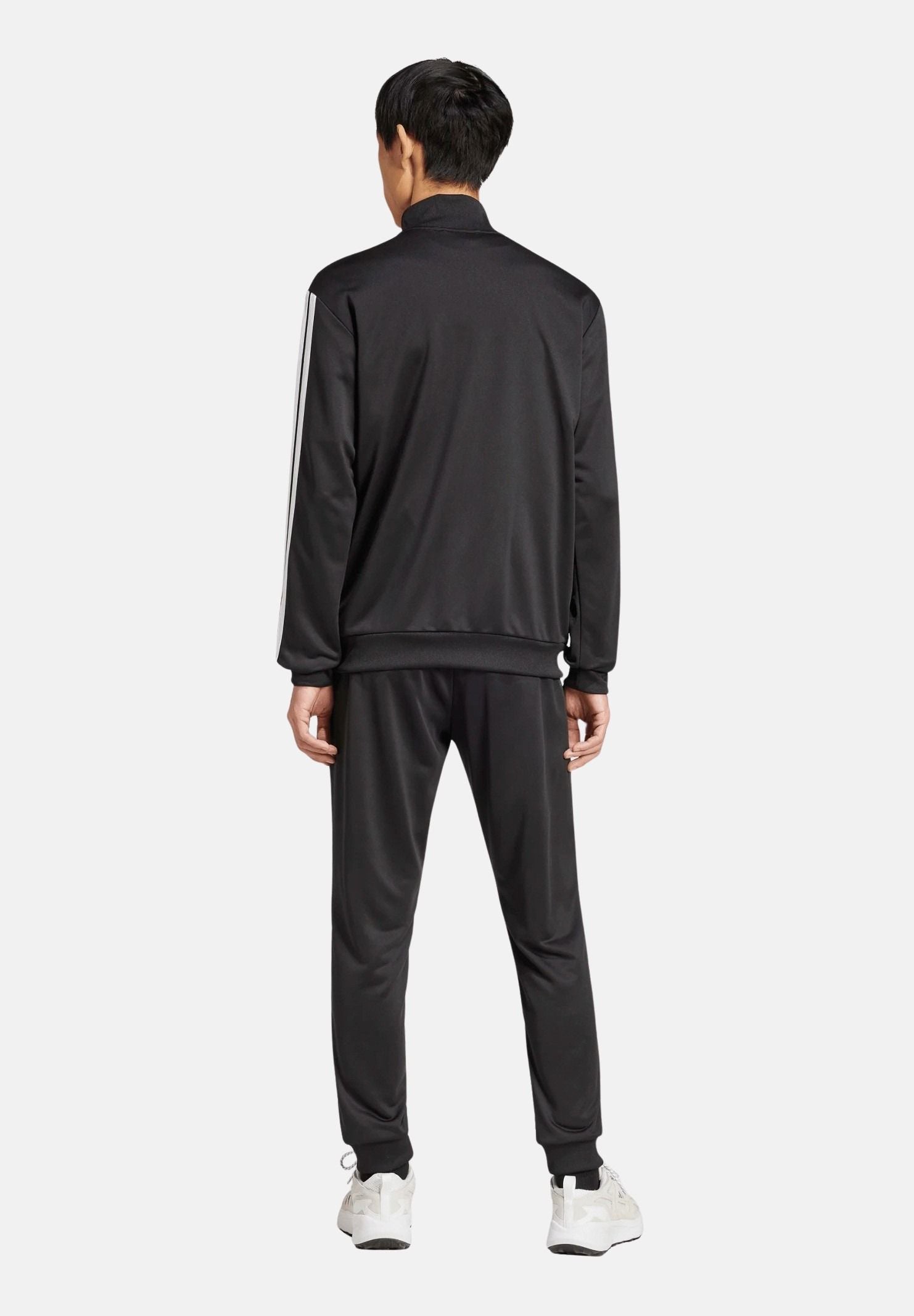 ADIDAS PERFORMANCE Tuta sportiva Sportswear Basic 3-Stripes French Terry nero da uomo JC5375 . ADIDAS PERFORMANCE