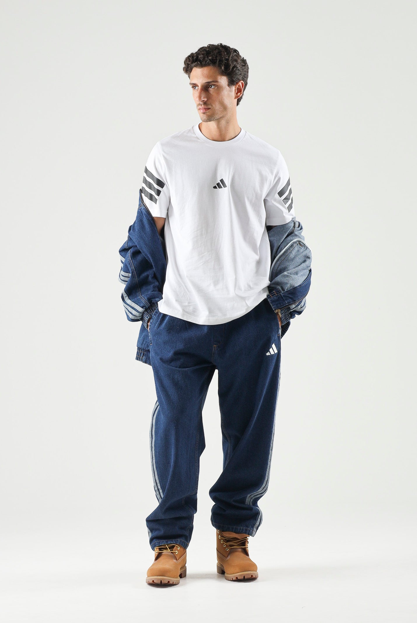 ADIDAS PERFORMANCE T-shirt FUTURE ICONS a manica corta bianca da uomo JD4880 . ADIDAS PERFORMANCE