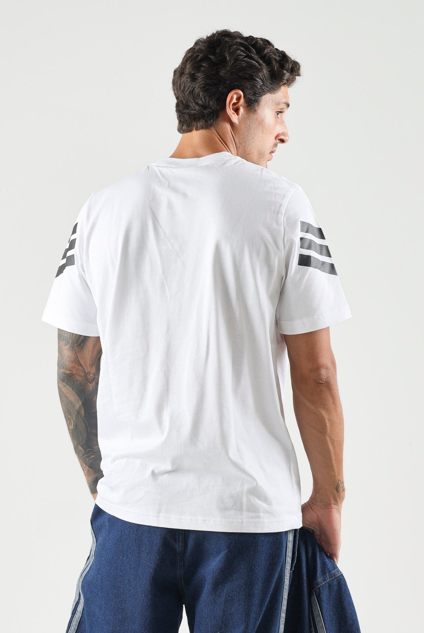 ADIDAS PERFORMANCE T-shirt FUTURE ICONS a manica corta bianca da uomo JD4880 . ADIDAS PERFORMANCE
