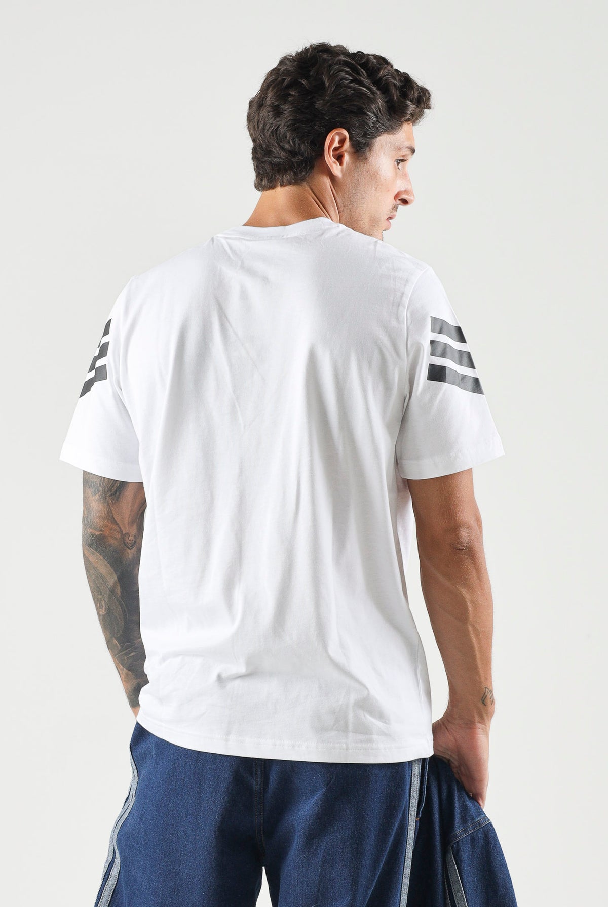 ADIDAS PERFORMANCE T-shirt FUTURE ICONS a manica corta bianca da uomo JD4880 . ADIDAS PERFORMANCE