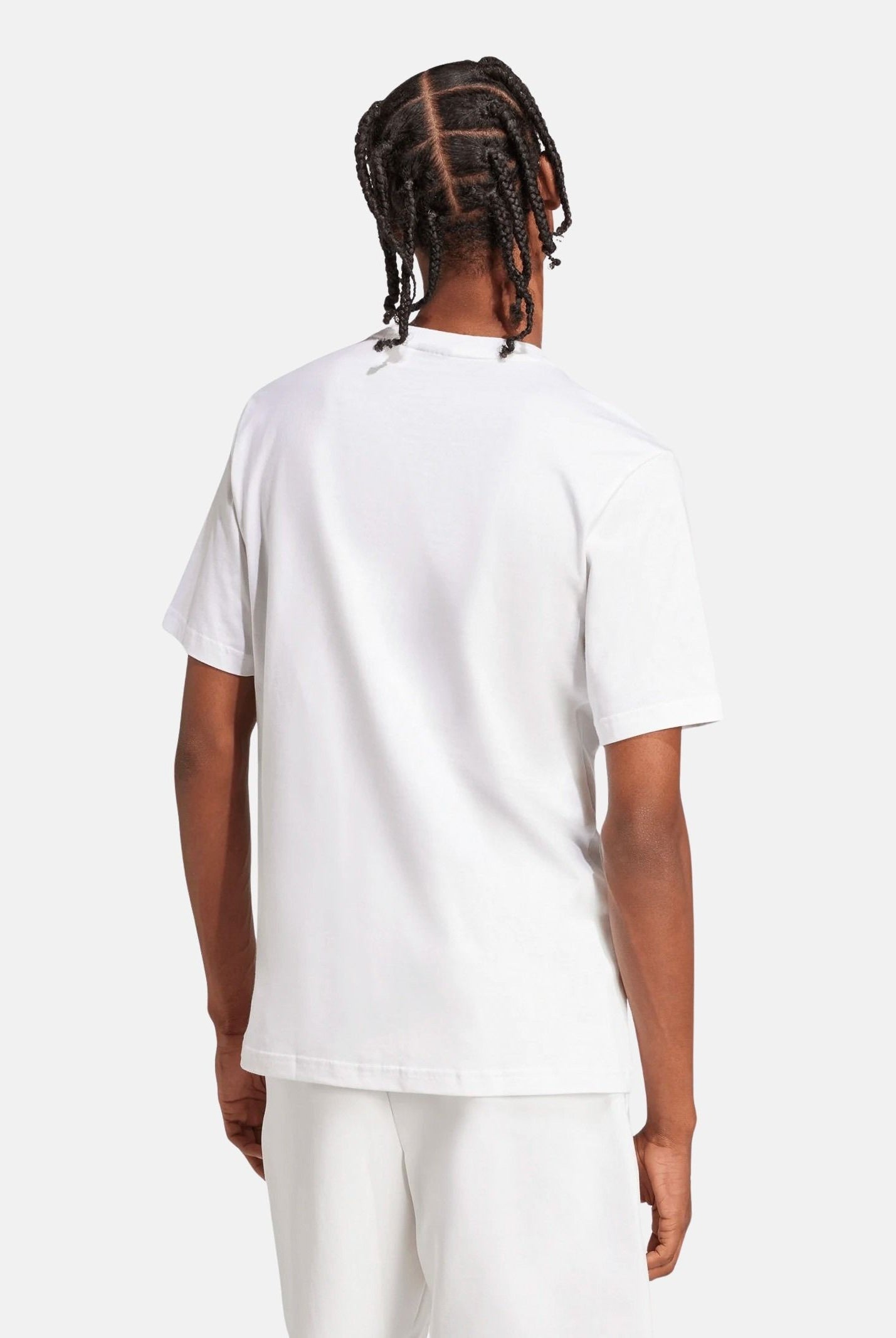 ADIDAS PERFORMANCE T-shirt a manica corta Future Icons Three Bar bianca da uomo JD4913 . ADIDAS PERFORMANCE