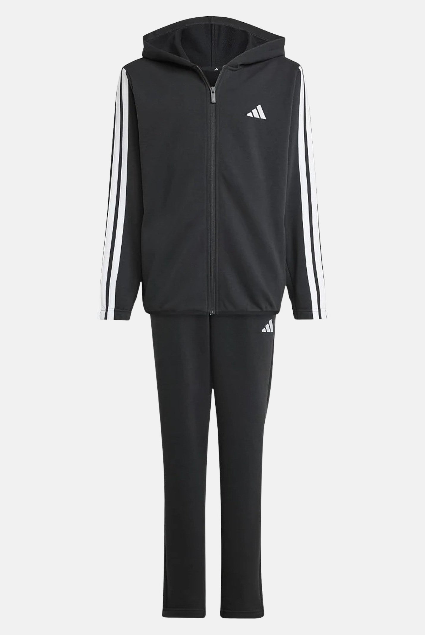 ADIDAS PERFORMANCE Tuta Essentials nera per bambino e bambina JD6505 . ADIDAS PERFORMANCE
