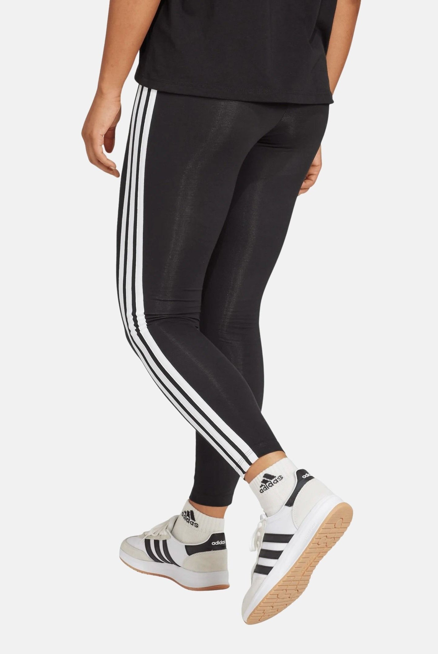 ADIDAS PERFORMANCE Leggings sportivo Essentials 3-Stripes nero da donna JE0072 . ADIDAS PERFORMANCE