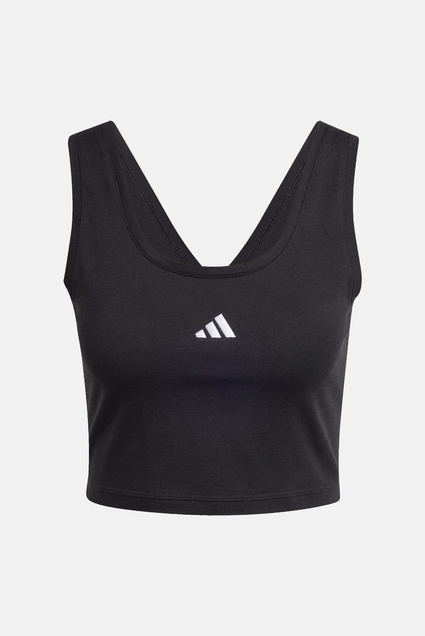 ADIDAS PERFORMANCE Top sportivo Essentials Small Logo Cotton Lifestyle nero da donna JE1321 . ADIDAS PERFORMANCE
