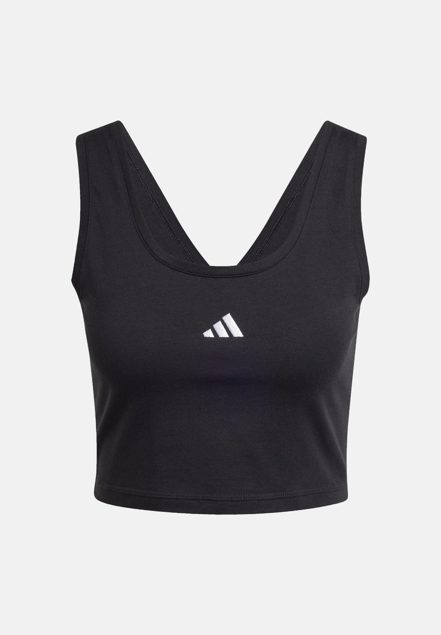 ADIDAS PERFORMANCE Top sportivo Essentials Small Logo Cotton Lifestyle nero da donna JE1321 . ADIDAS PERFORMANCE