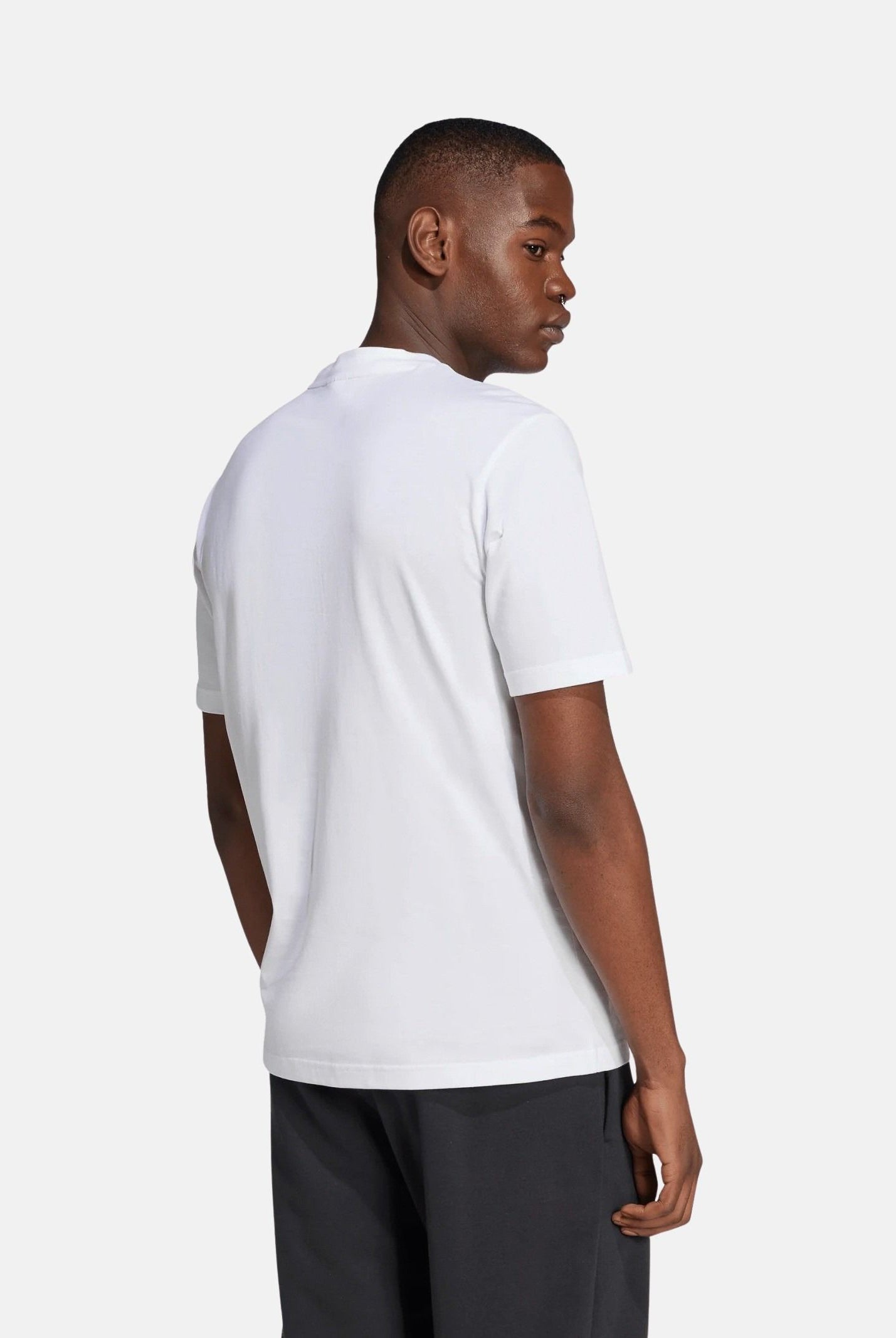 ADIDAS PERFORMANCE T-shirt a manica corta Essentials Big Logo bianca da uomo JE8943 . ADIDAS PERFORMANCE