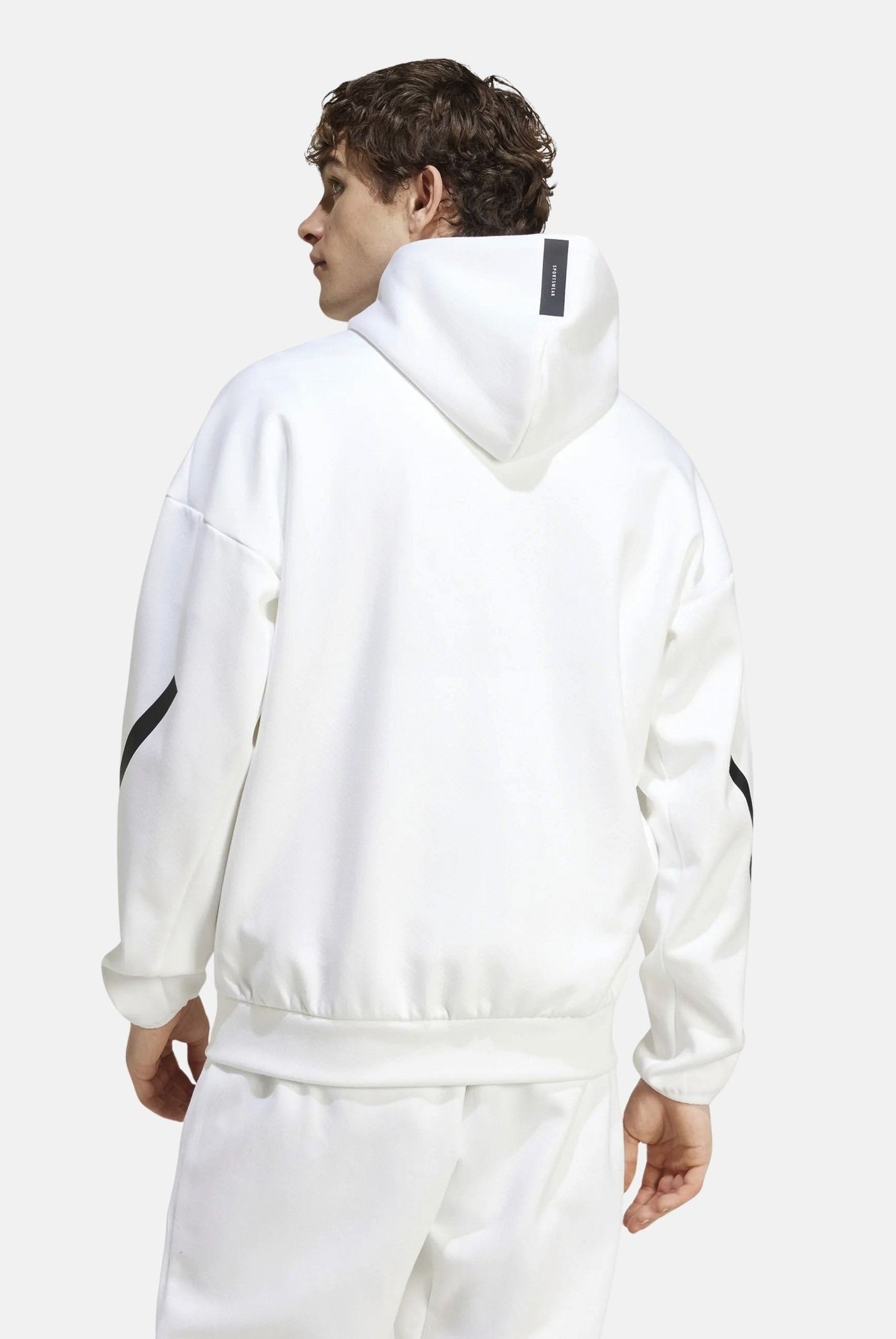 ADIDAS PERFORMANCE Felpa con zip Z.N.E. bianca da uomo JF2443 . ADIDAS PERFORMANCE
