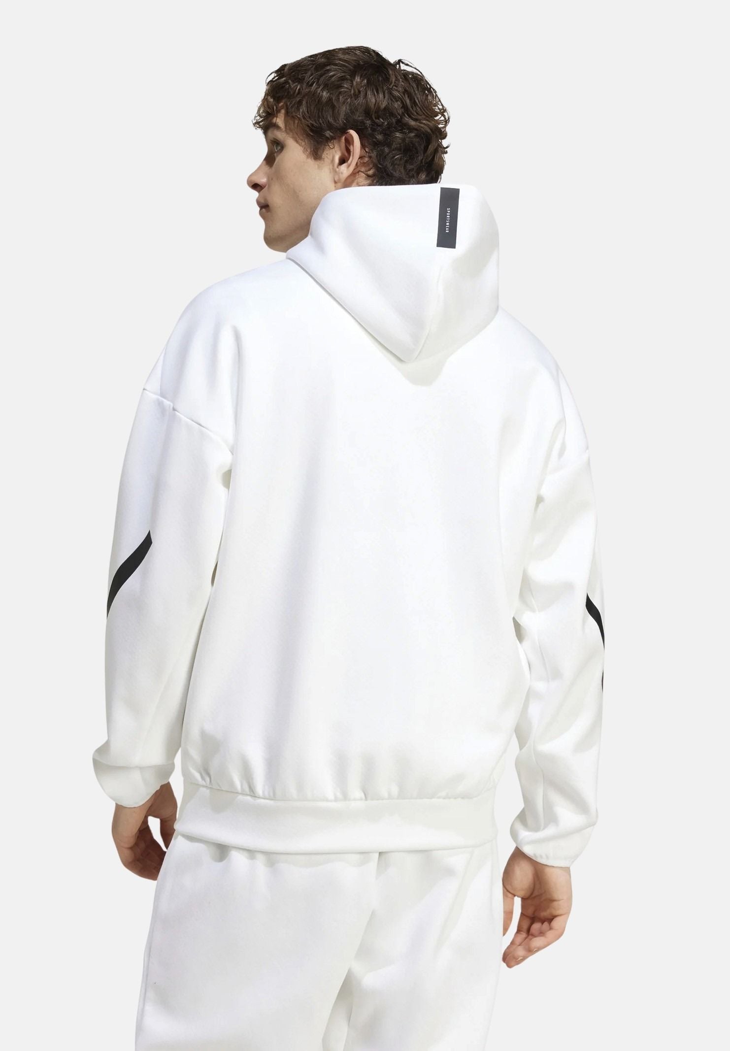 ADIDAS PERFORMANCE Felpa con zip Z.N.E. bianca da uomo JF2443 . ADIDAS PERFORMANCE