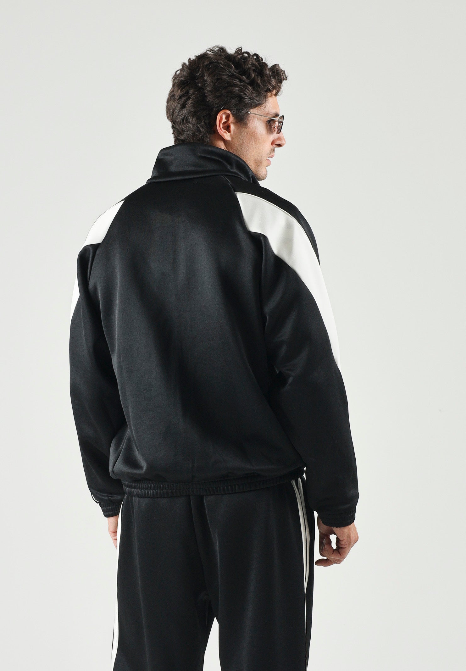 ADIDAS PERFORMANCE Felpa con zip Stadium nera da uomo JN1821 . ADIDAS PERFORMANCE