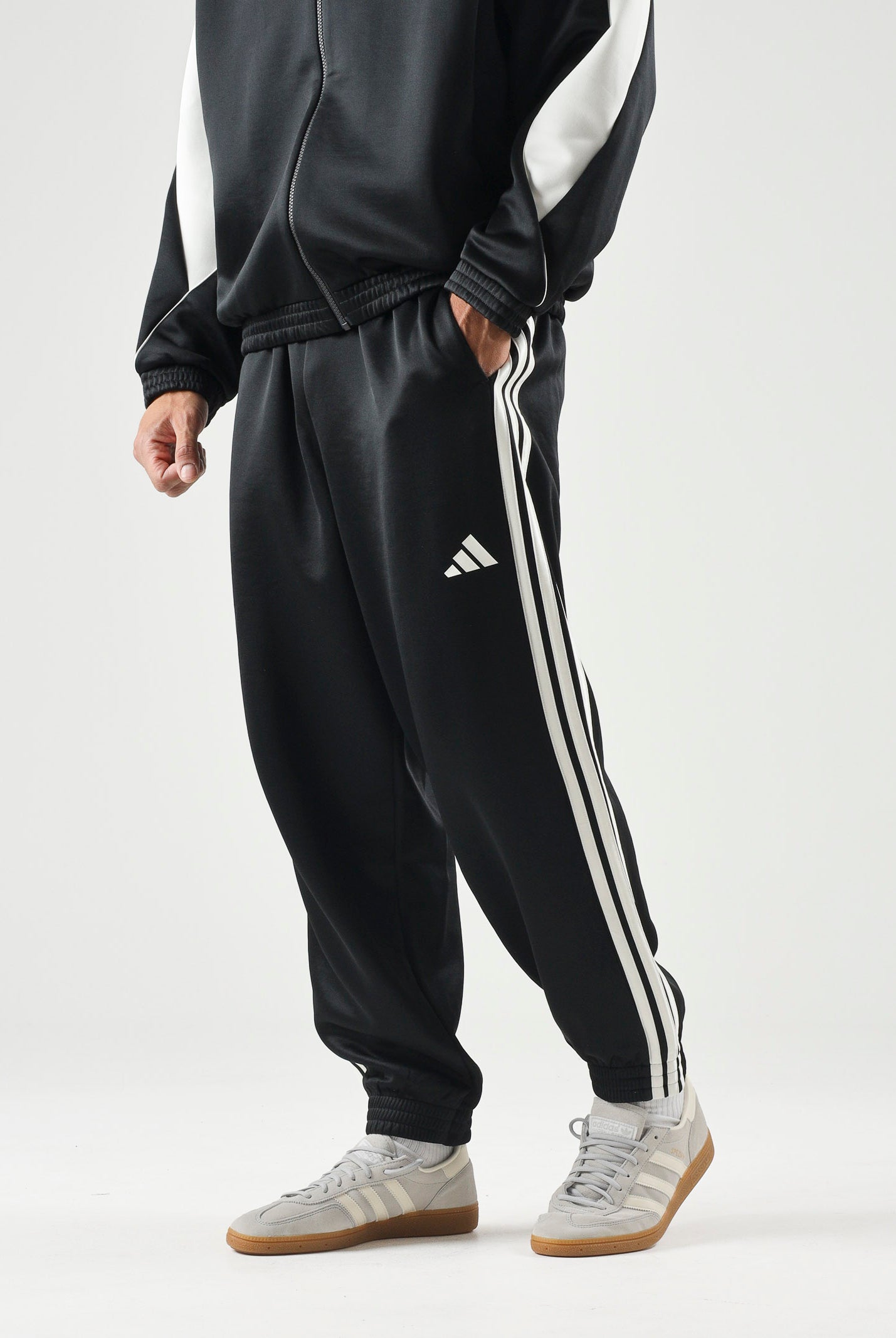 ADIDAS PERFORMANCE Pantalone sportivo Stadium nero da uomo JN1822 . ADIDAS PERFORMANCE