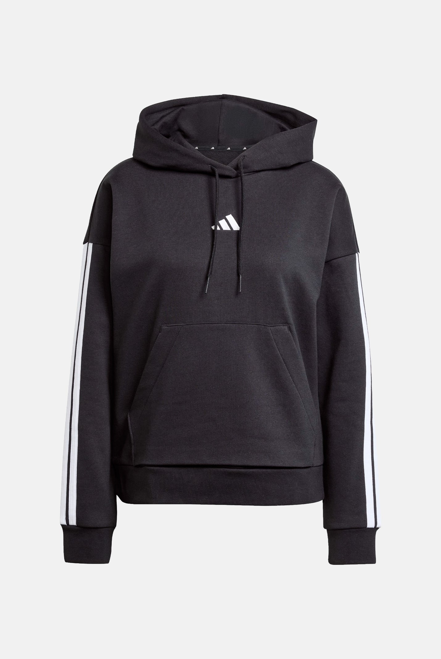 ADIDAS PERFORMANCE Felpa ESSENTIALS 3-STRIPES FLEECE HOODIE da donna. JX2538 . ADIDAS PERFORMANCE
