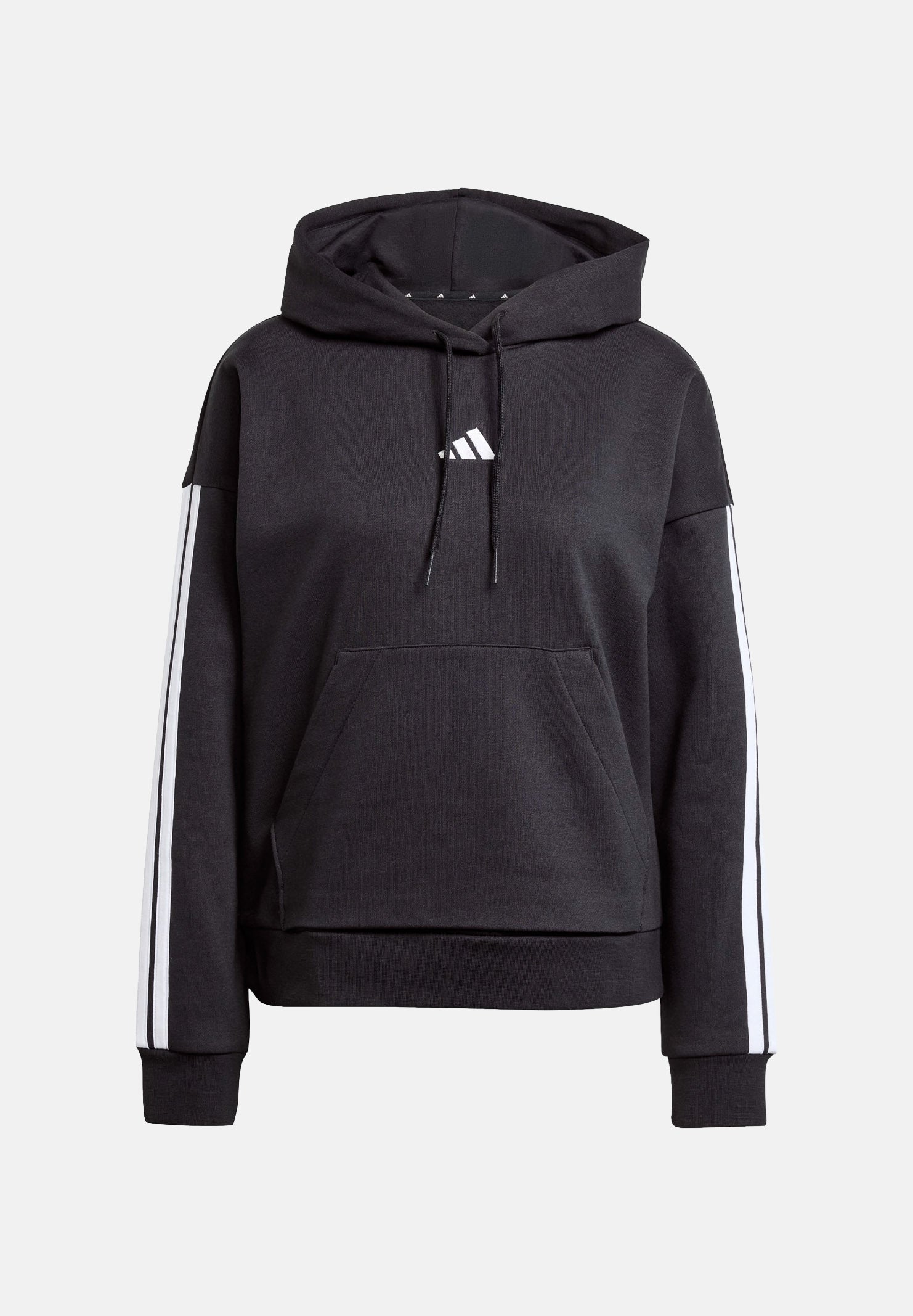 ADIDAS PERFORMANCE Felpa ESSENTIALS 3-STRIPES FLEECE HOODIE da donna. JX2538 . ADIDAS PERFORMANCE