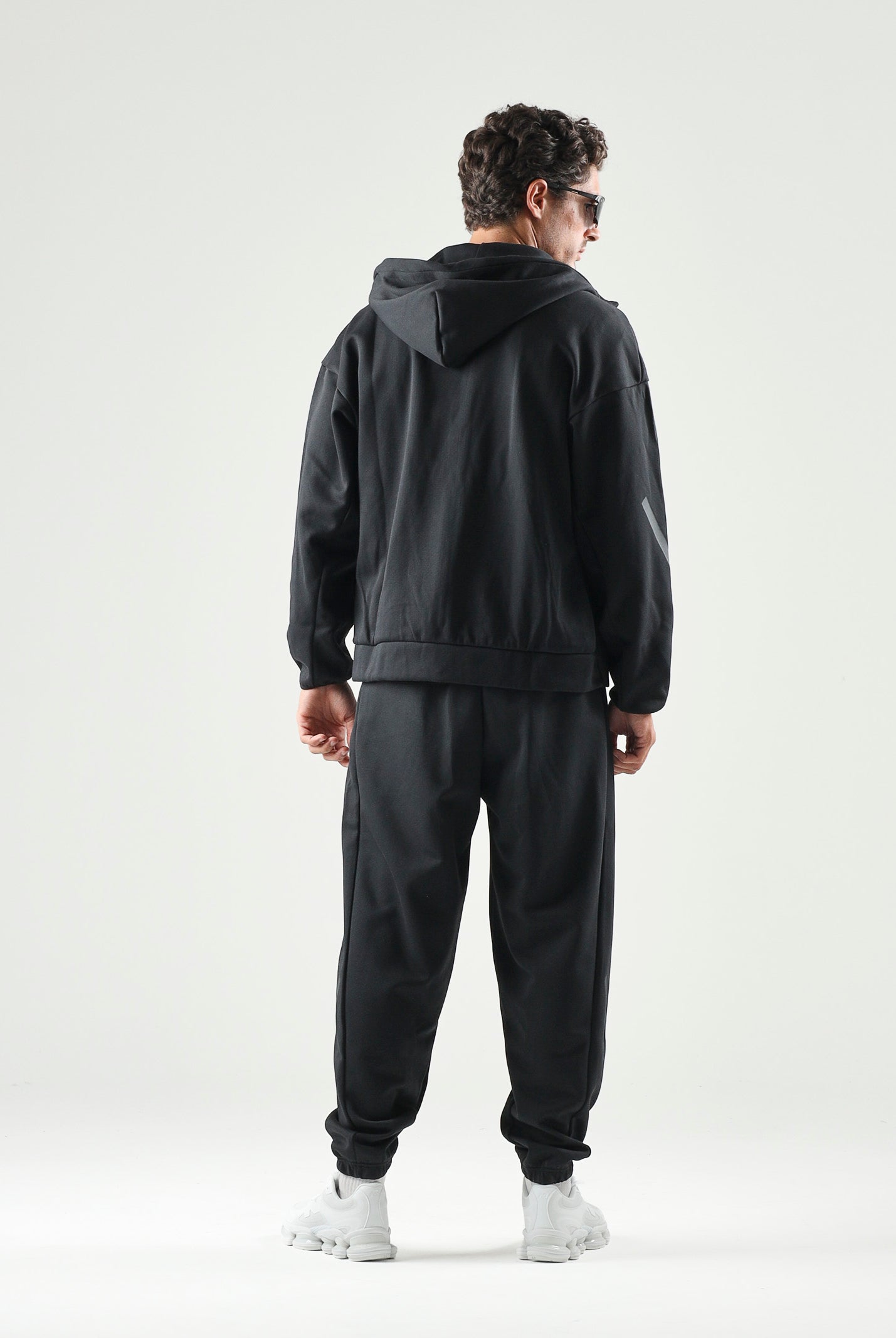 ADIDAS PERFORMANCE Felpa Z.N.E. FULL-ZIP HOODIE nera da uomo KF3827 . ADIDAS PERFORMANCE