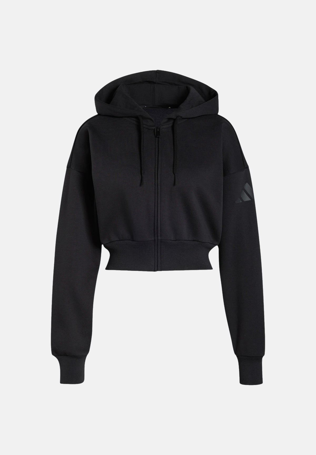 ADIDAS PERFORMANCE Felpa con zip FLEECE nera da donna <BR/> KF6245 . ADIDAS PERFORMANCE