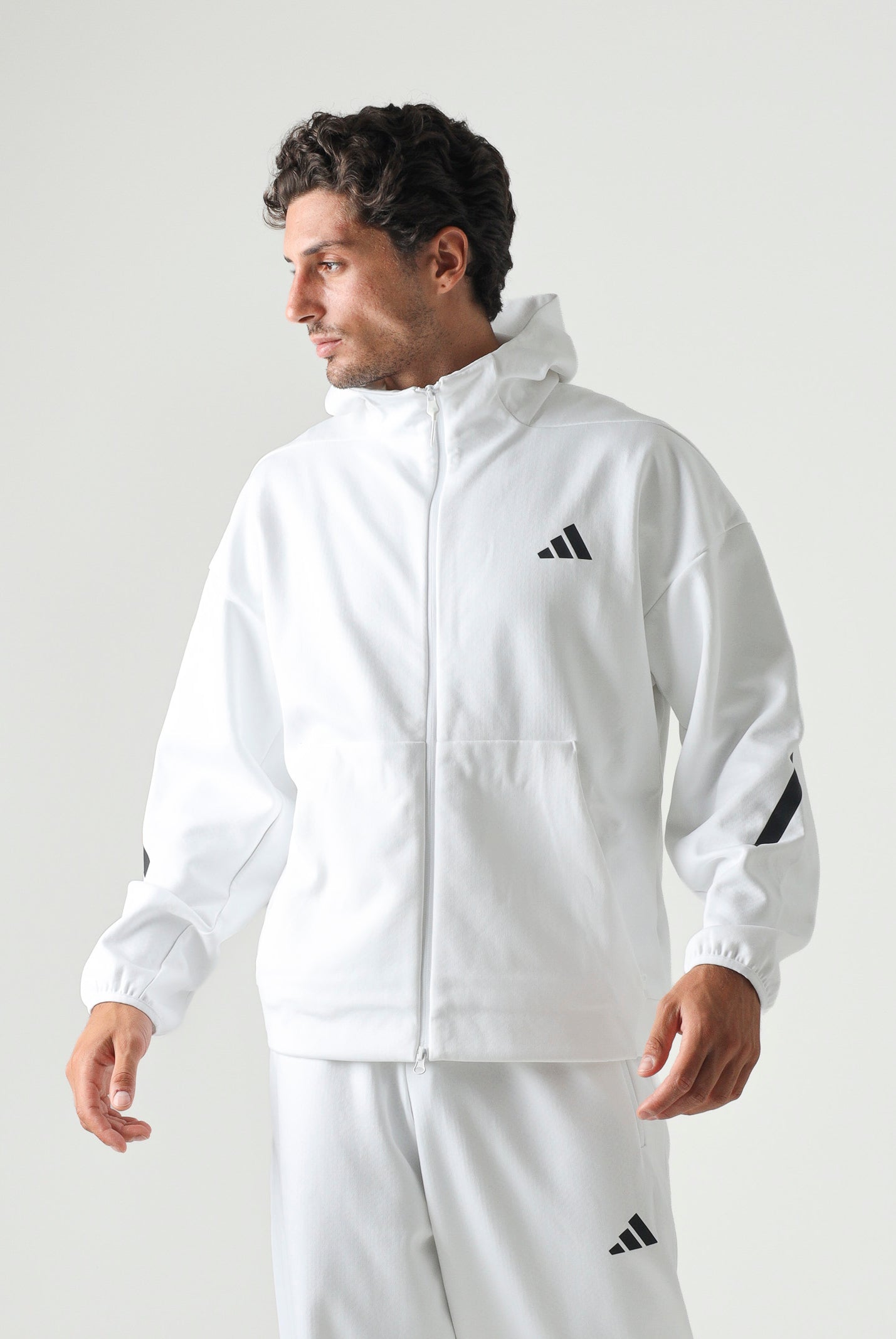 ADIDAS PERFORMANCE giacca da allenamento adidas Z.N.E. con zip integrale White bianco uomo. KF6439 . ADIDAS PERFORMANCE