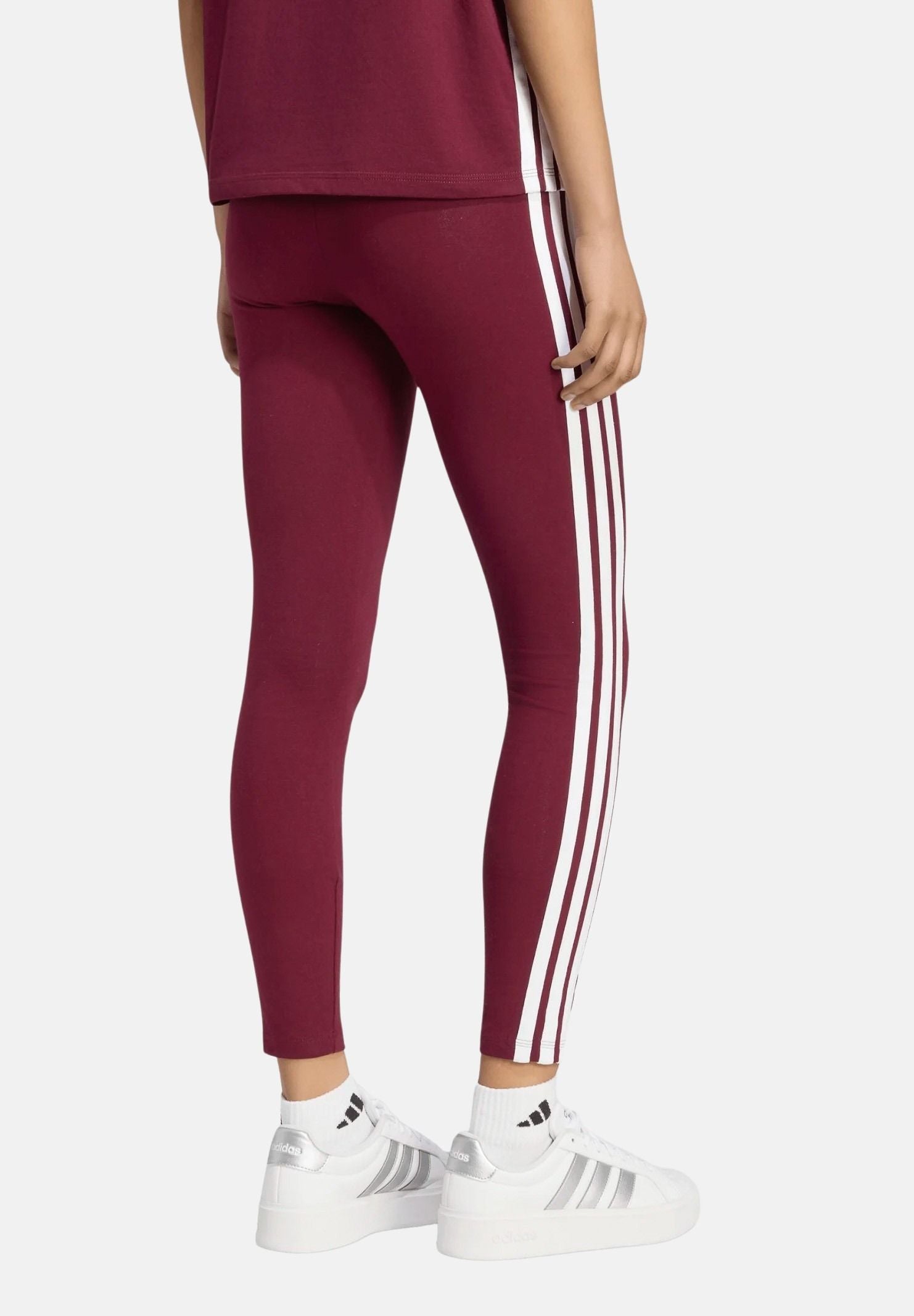 ADIDAS PERFORMANCE Leggings 3-STRIPES ESSENTIAL LEGGINGS bordeaux da donna. KF8313 . ADIDAS PERFORMANCE