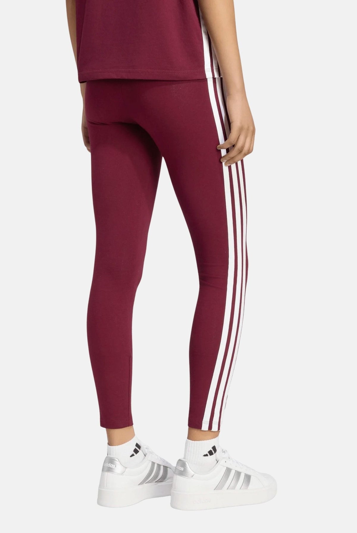 ADIDAS PERFORMANCE Leggings 3-STRIPES ESSENTIAL bordeaux da donna. KF8313 . ADIDAS PERFORMANCE