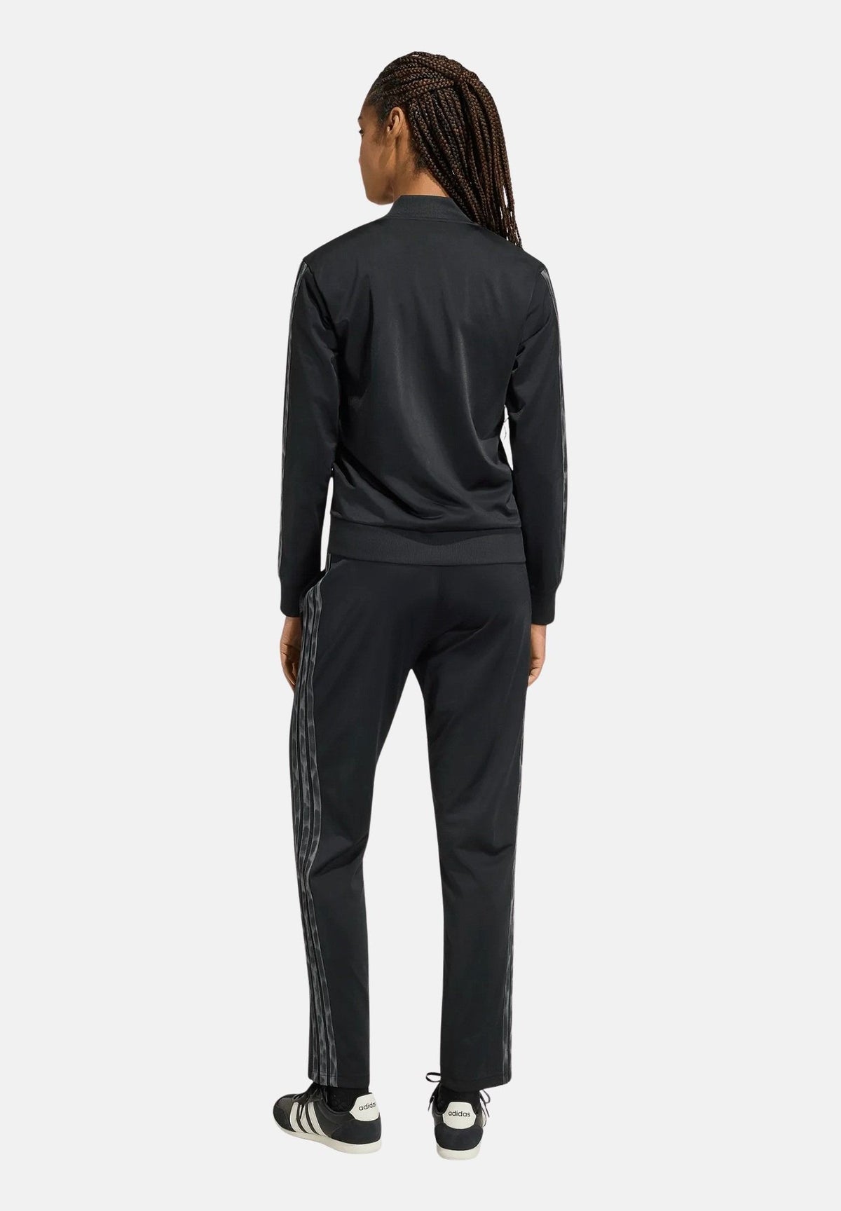 ADIDAS PERFORMANCE Tuta ESSENTIALS 3-STRIPES TRACK SUIT Black nero da donna. KG1875 . ADIDAS PERFORMANCE