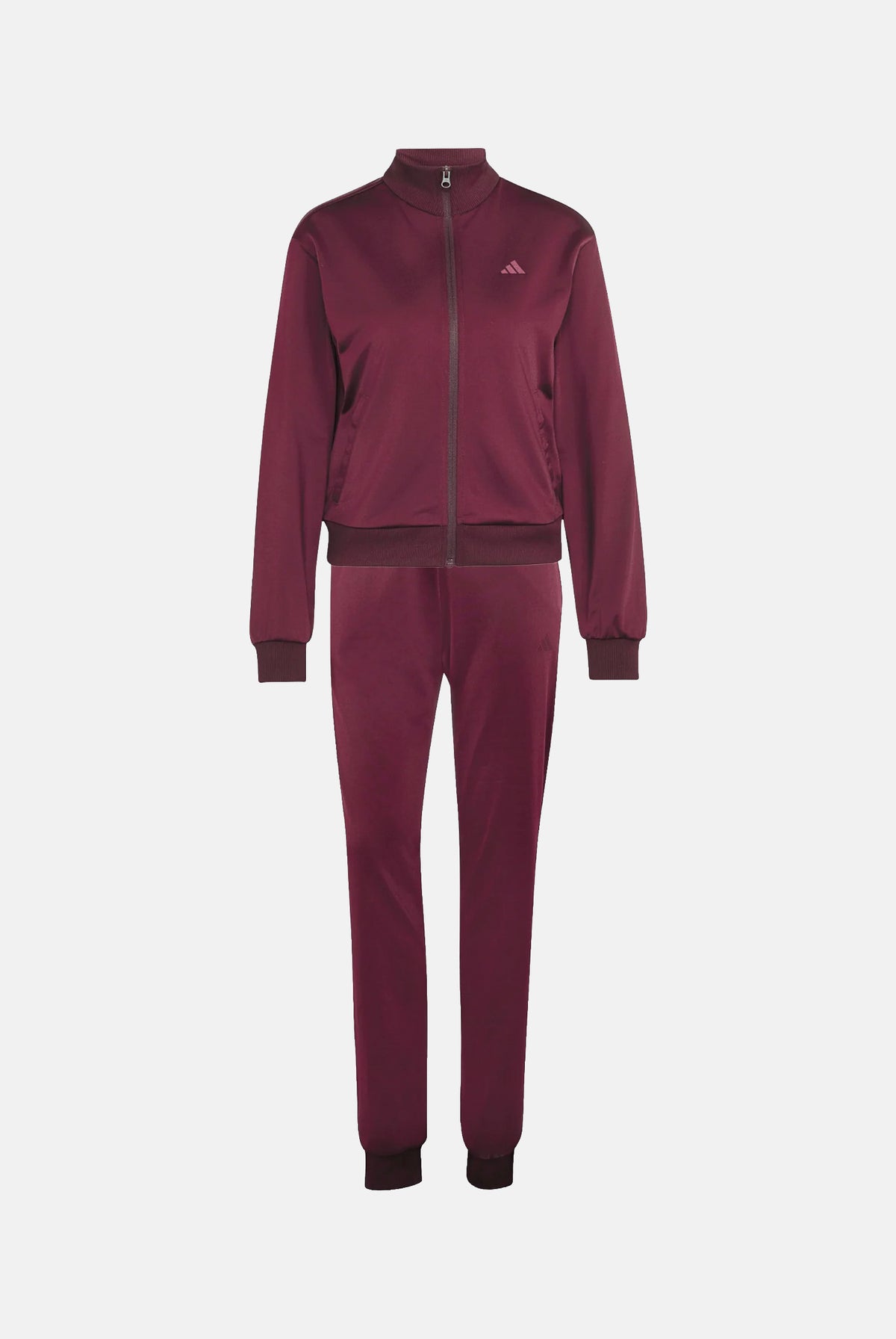 ADIDAS PERFORMANCE Tuta sportiva ESSENTIALS FEEL COZY Maroon bordeaux da donna. KQ7582 . ADIDAS PERFORMANCE