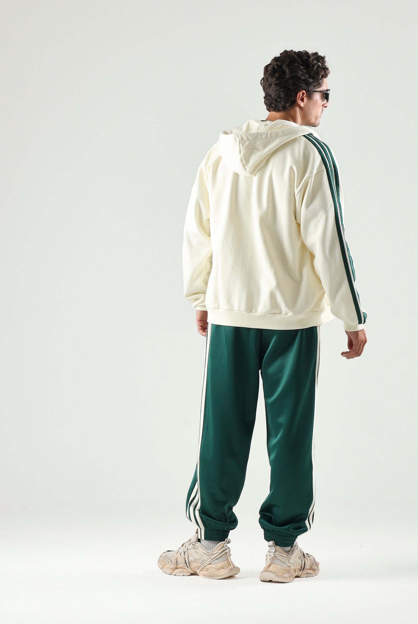 ADIDAS PERFORMANCE pantaloni sportivi Stadium Track Pants Collegiate Green/Ivory verde e avorio da uomo. KR7787 . ADIDAS PERFORMANCE