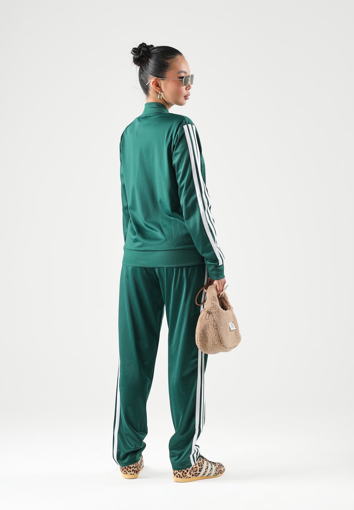 ADIDAS PERFORMANCE Tuta DAYREADY TRACKSUIT verde da donna KT0514 . ADIDAS PERFORMANCE