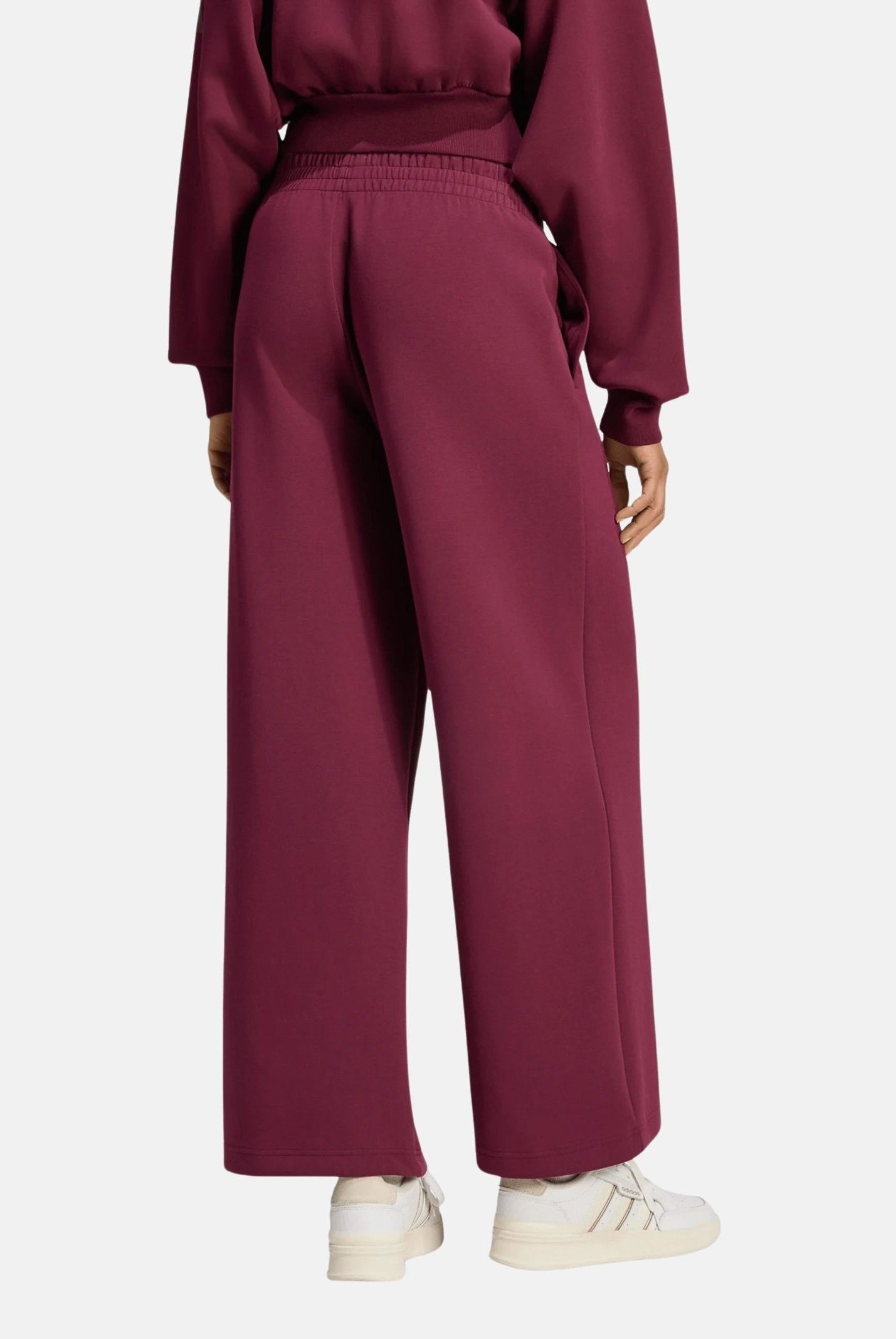 ADIDAS PERFORMANCE Pantaloni SLIM OPEN-HEM SWEATPANTS Maroon bordeaux da donna. KW0931 . ADIDAS PERFORMANCE