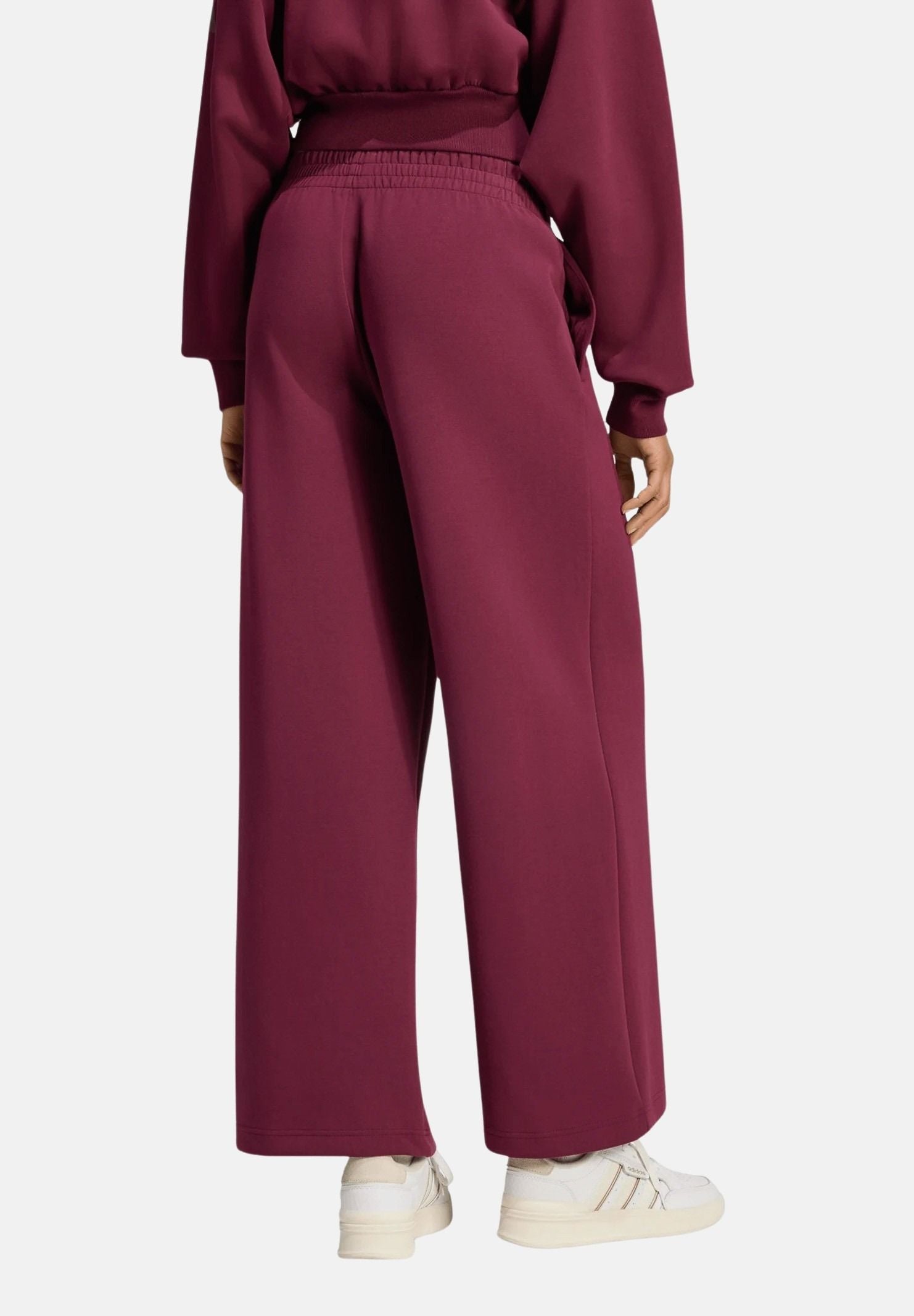 ADIDAS PERFORMANCE Pantaloni SLIM OPEN-HEM SWEATPANTS Maroon bordeaux da donna. KW0931 . ADIDAS PERFORMANCE