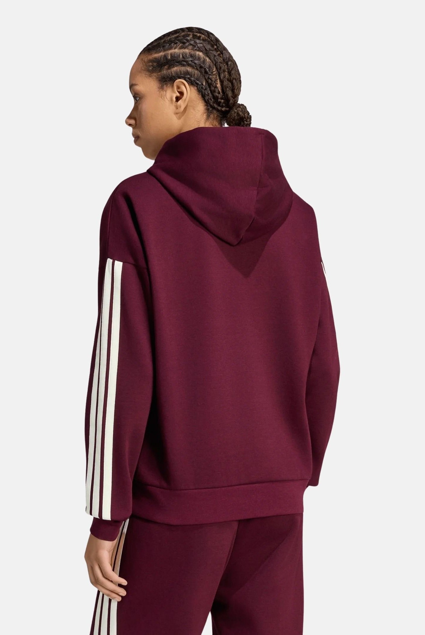 ADIDAS PERFORMANCE Felpa ESSENTIALS 3-STRIPES FLEECE da donna KX0791 . ADIDAS PERFORMANCE