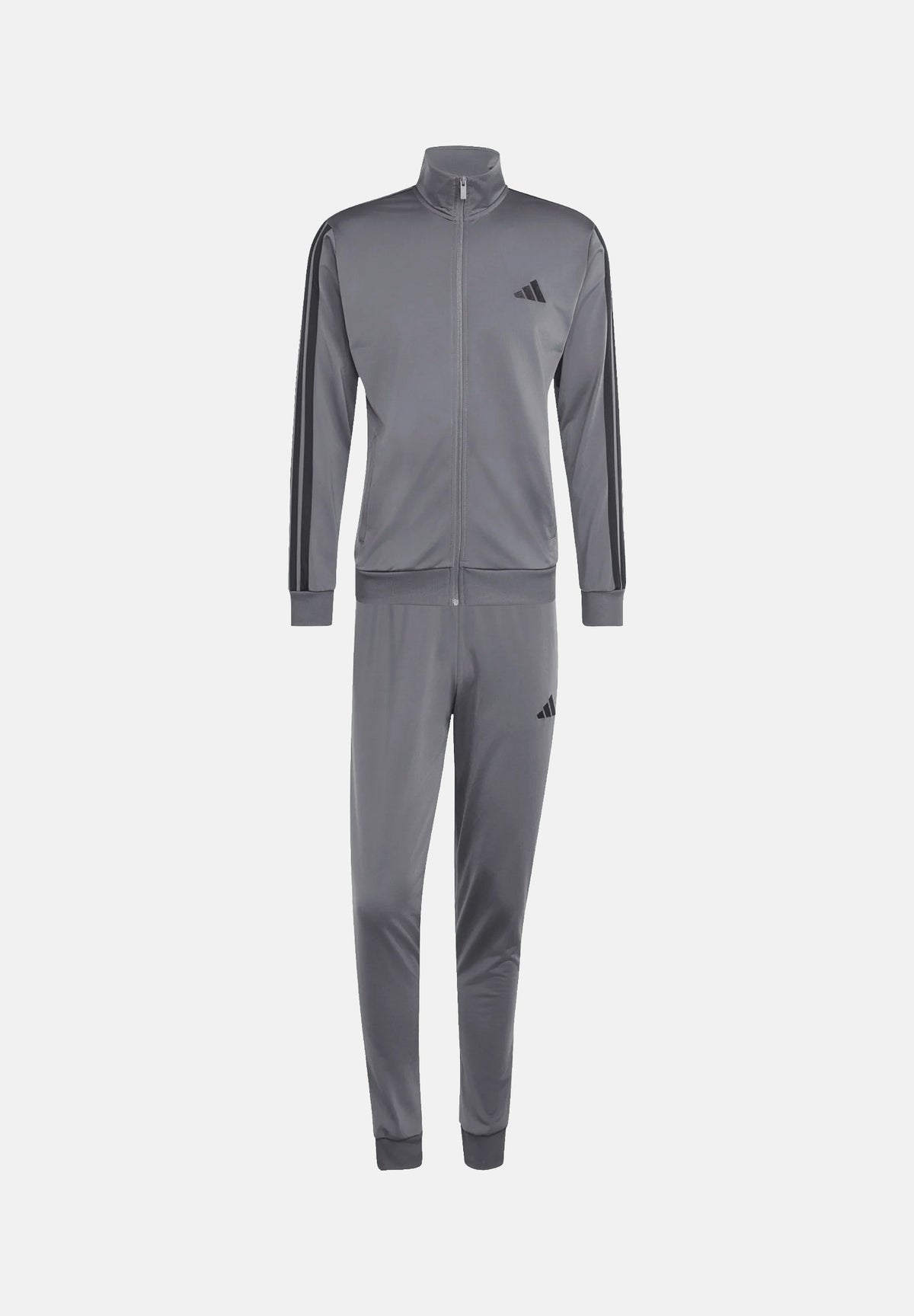 ADIDAS PERFORMANCE Tuta sportiva GREFIV/BLAC grigio e nero da uomo con mini logo KY2274 . ADIDAS PERFORMANCE