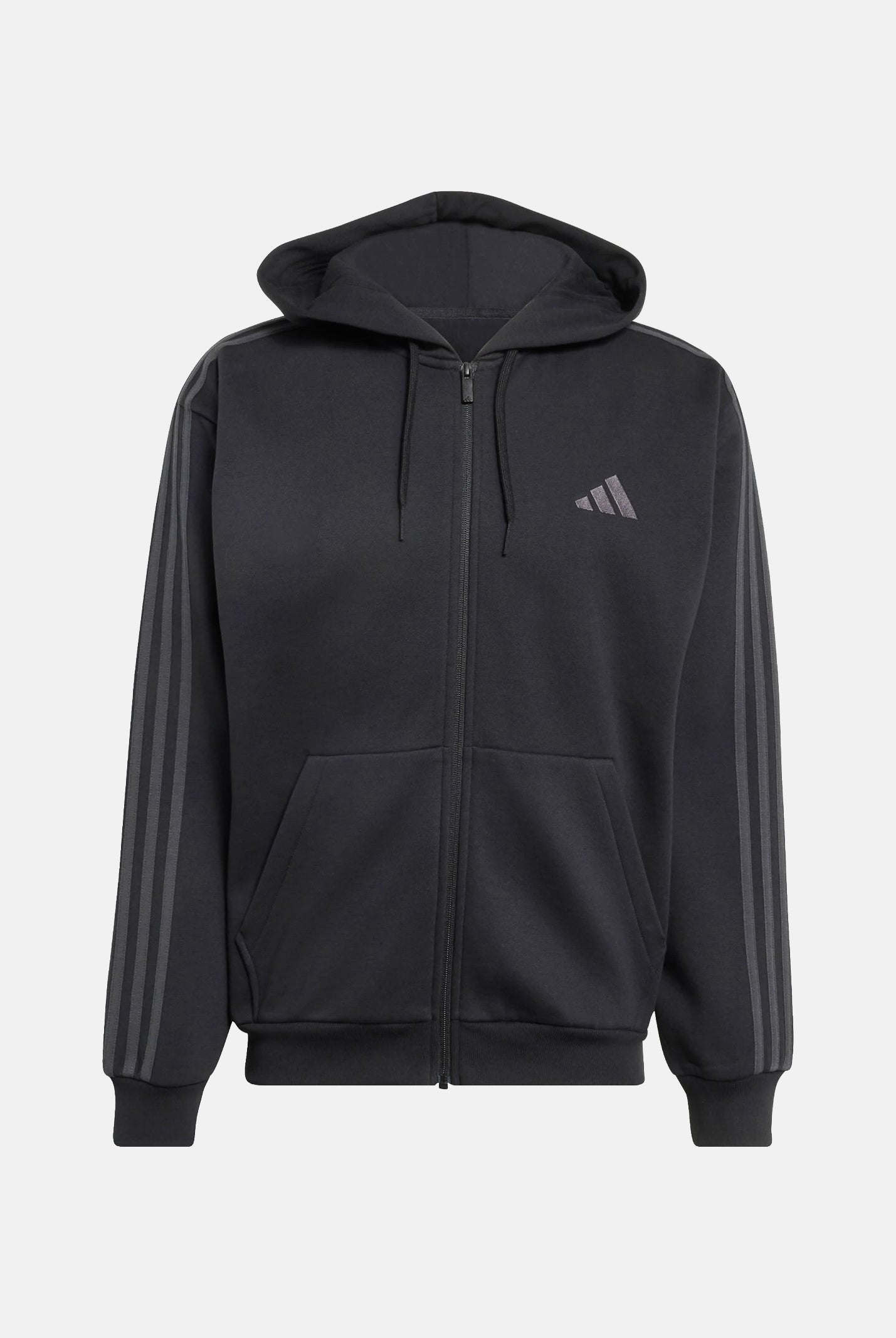 ADIDAS PERFORMANCE felpa con zip e cappuccio Black/Carbon nera da uomo. KY4140 . ADIDAS PERFORMANCE