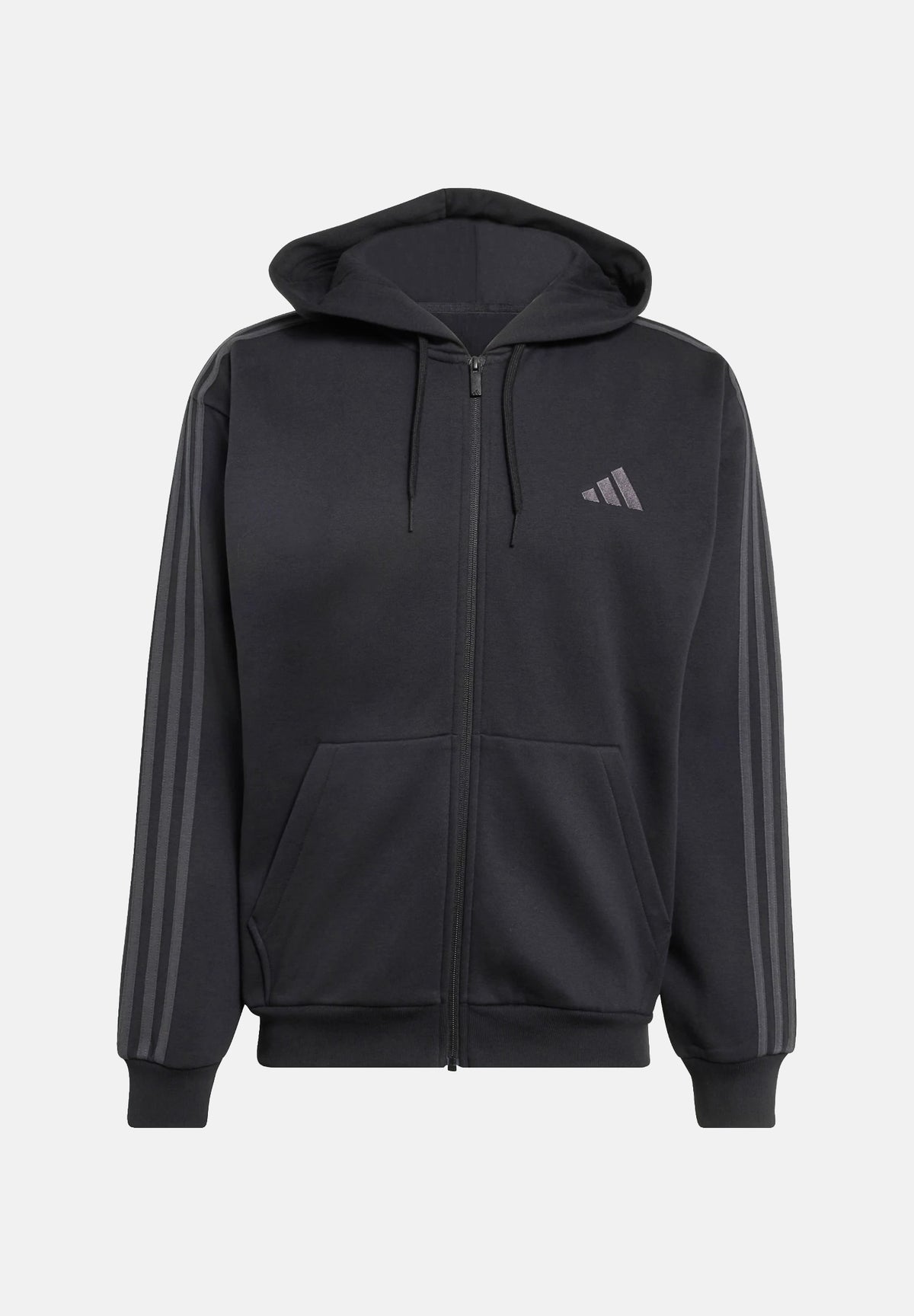 ADIDAS PERFORMANCE felpa con zip e cappuccio Black/Carbon nera da uomo. KY4140 . ADIDAS PERFORMANCE