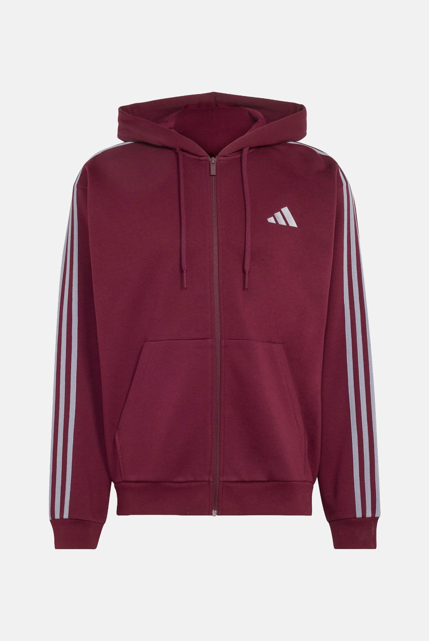 ADIDAS PERFORMANCE felpa con cappuccio e zip Team Maroon/Slate bordeaux e grigio lilla da uomo. KY4145 . ADIDAS PERFORMANCE