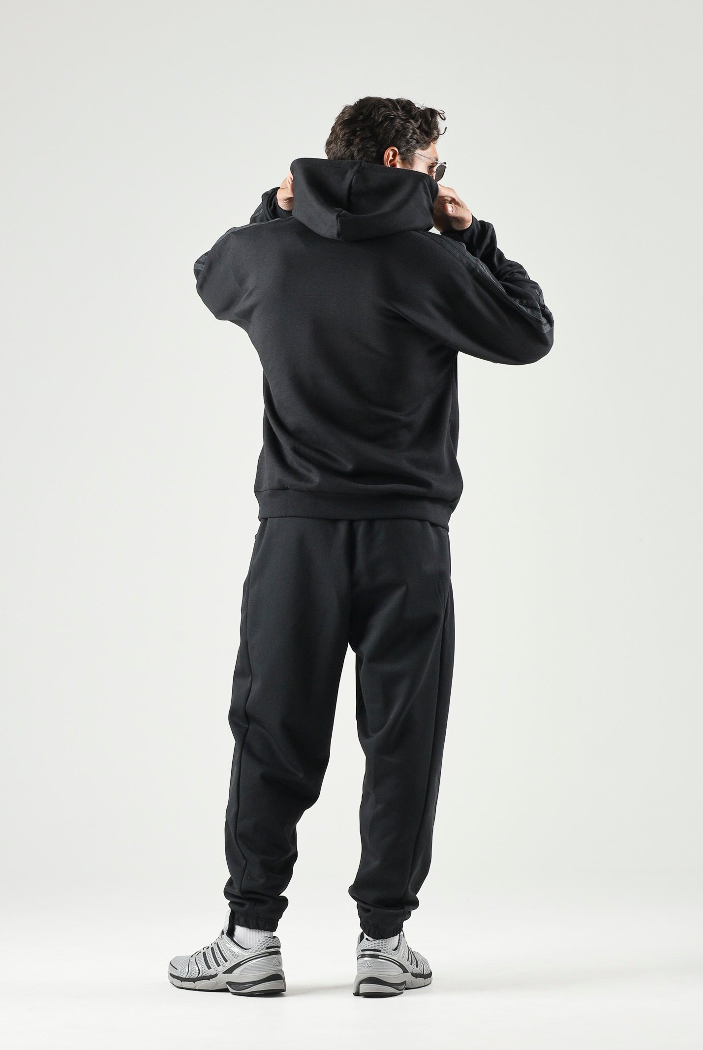 ADIDAS PERFORMANCE felpa con cappuccio Black/Carbon nero da uomo. KY4165 . ADIDAS PERFORMANCE