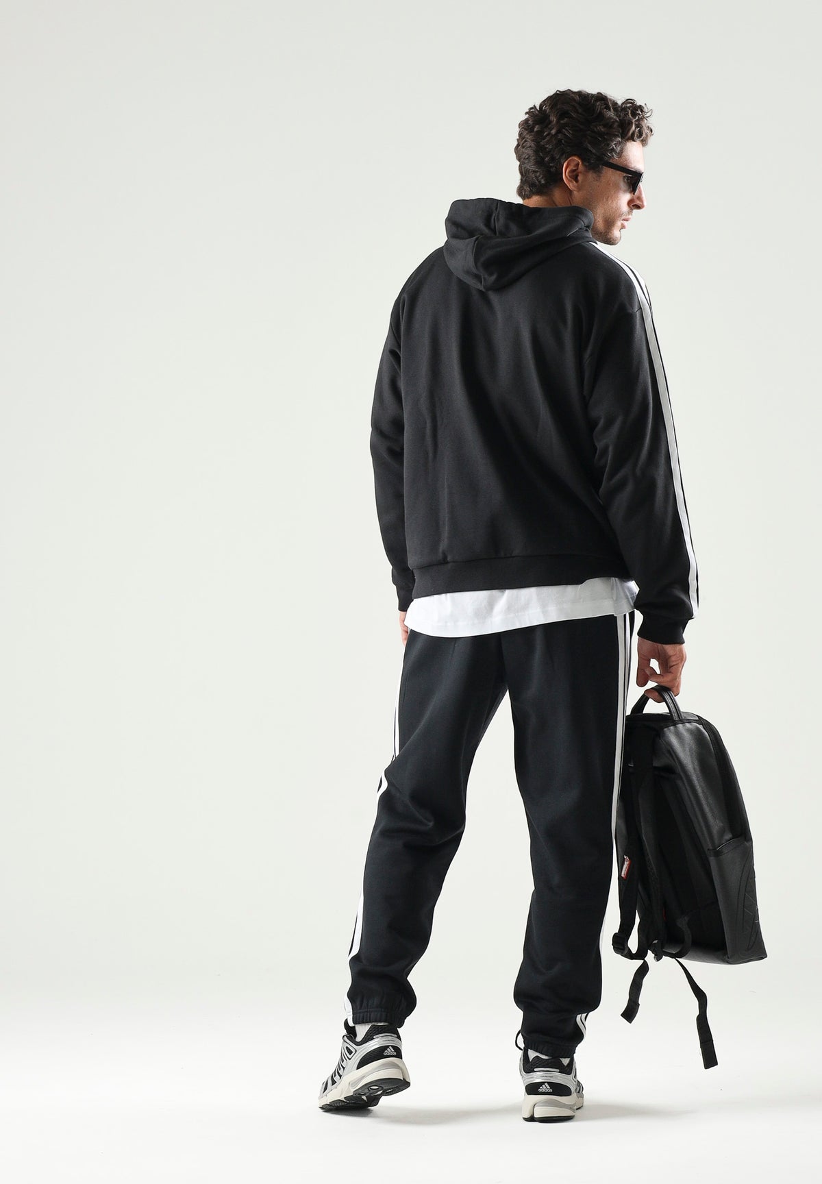 ADIDAS PERFORMANCE Pantaloni sportivi Essentials 3-Stripes neri da uomo KY6526 . ADIDAS PERFORMANCE