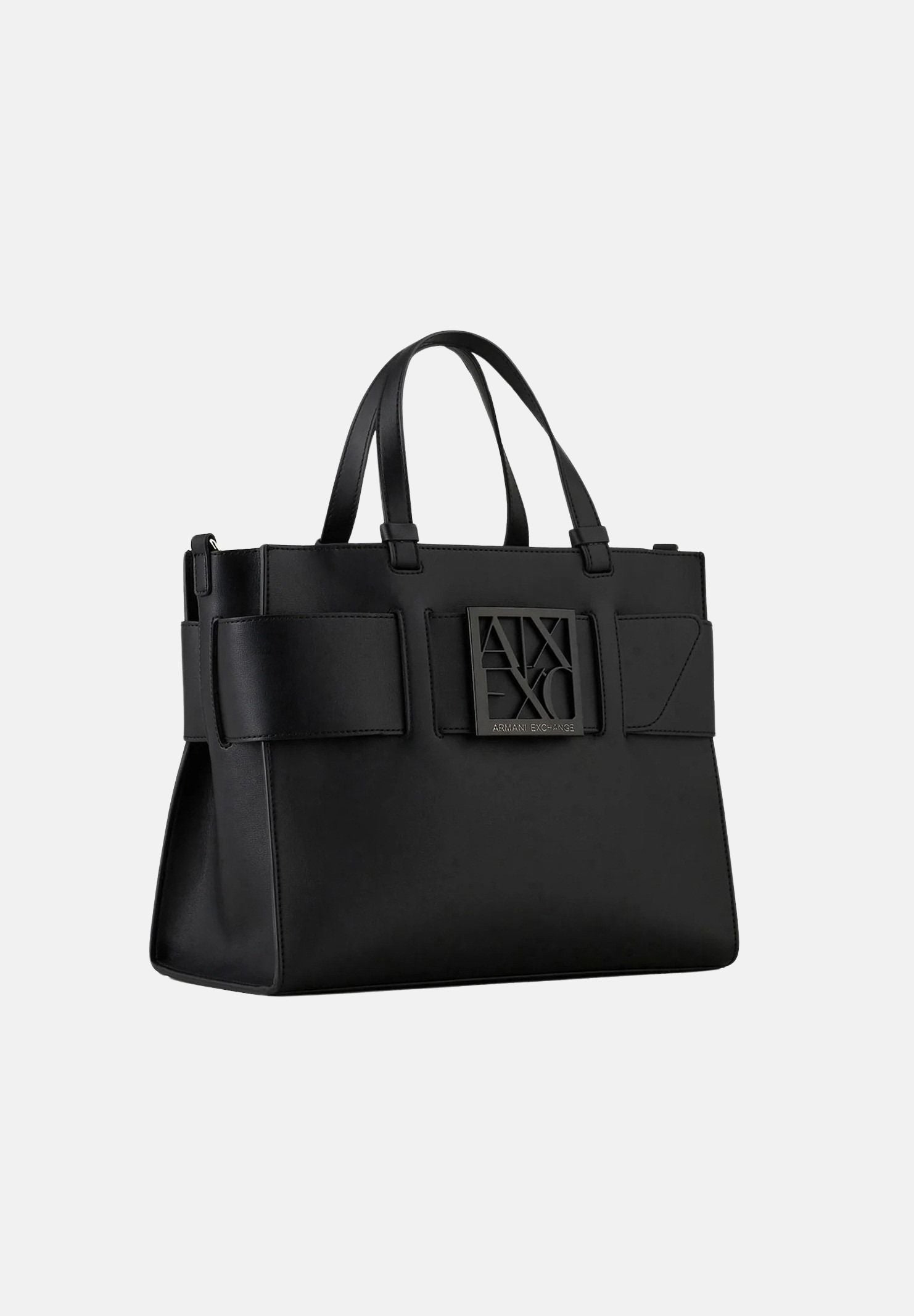 ARMANI EXCHANGE Shopper nera da donna con logo 9426890A874 00020 ARMANI EXCHANGE