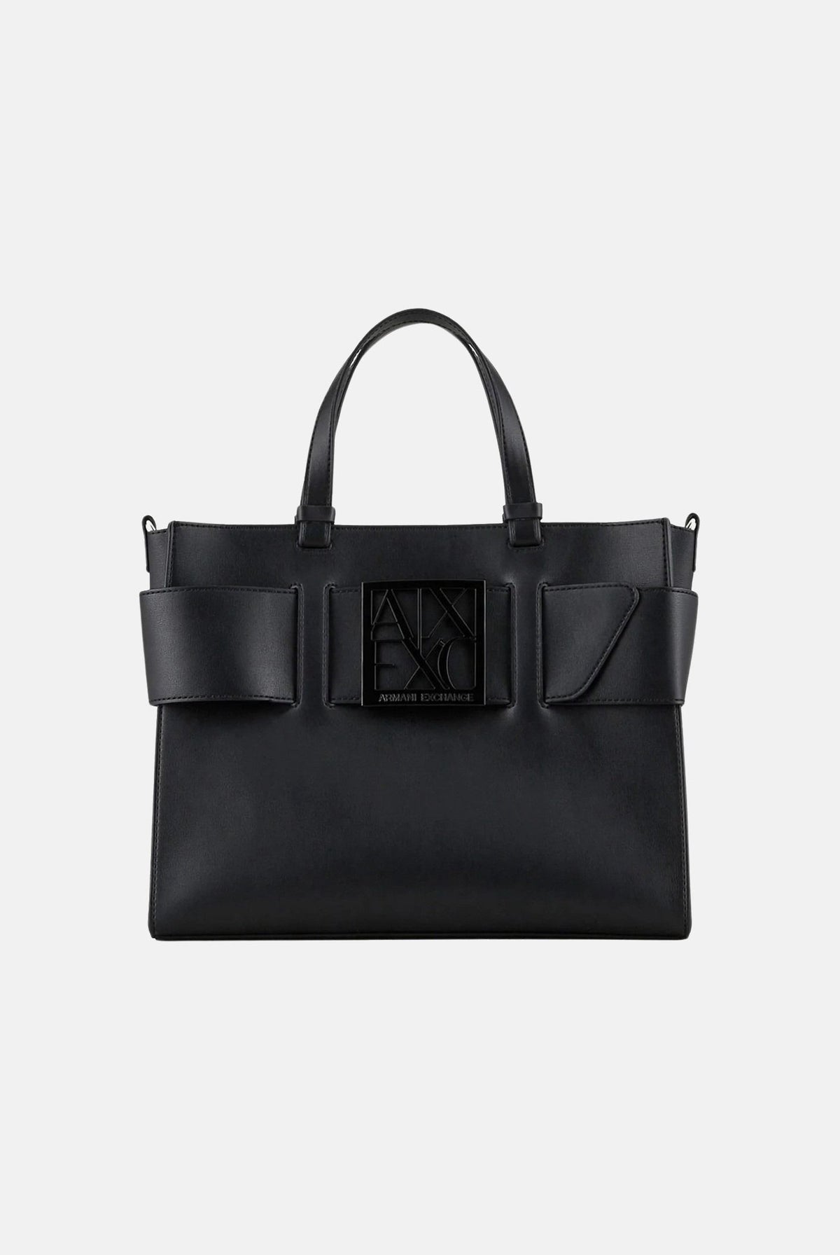 ARMANI EXCHANGE Shopper nero-limousine da donna con logo 9426890A874 00020 ARMANI EXCHANGE