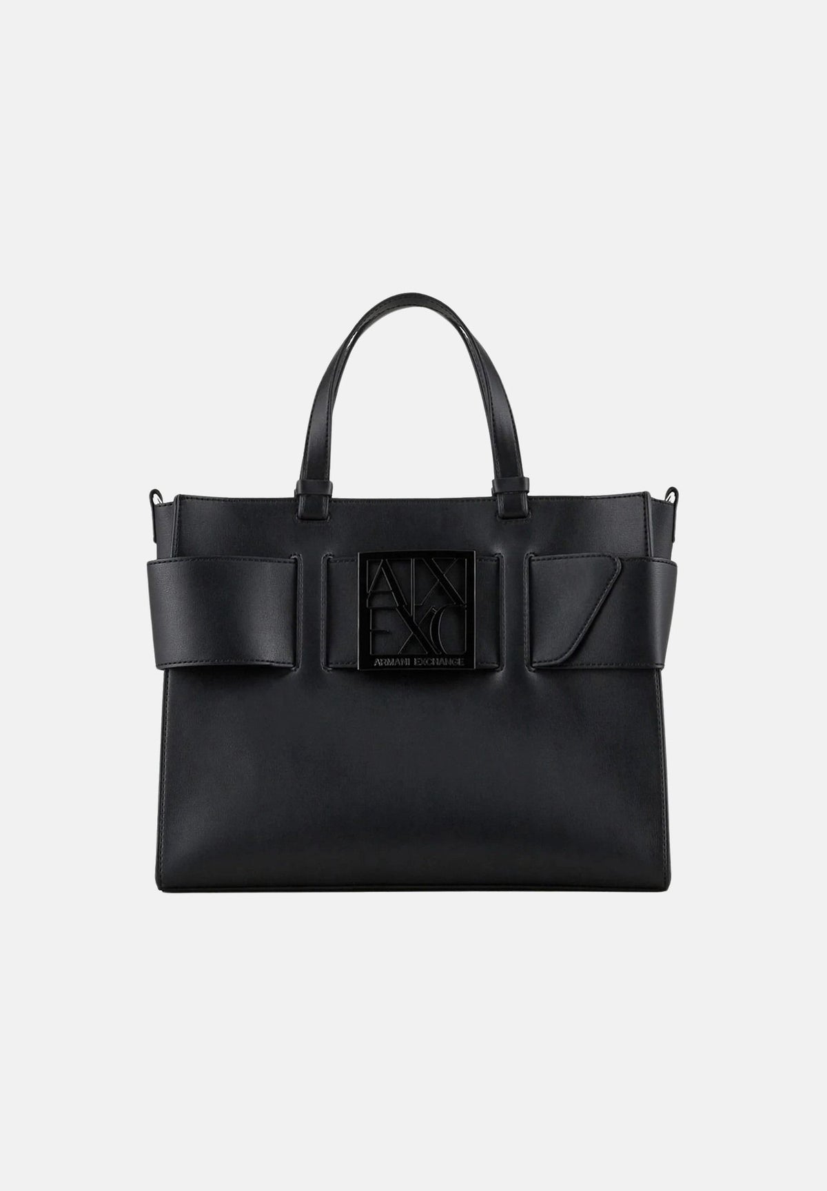 ARMANI EXCHANGE Shopper nero-limousine da donna con logo 9426890A874 00020 ARMANI EXCHANGE