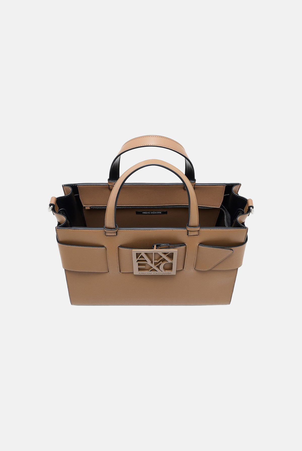 ARMANI EXCHANGE Shopper marionette beige da donna con logo 9426890A874 U6186 ARMANI EXCHANGE