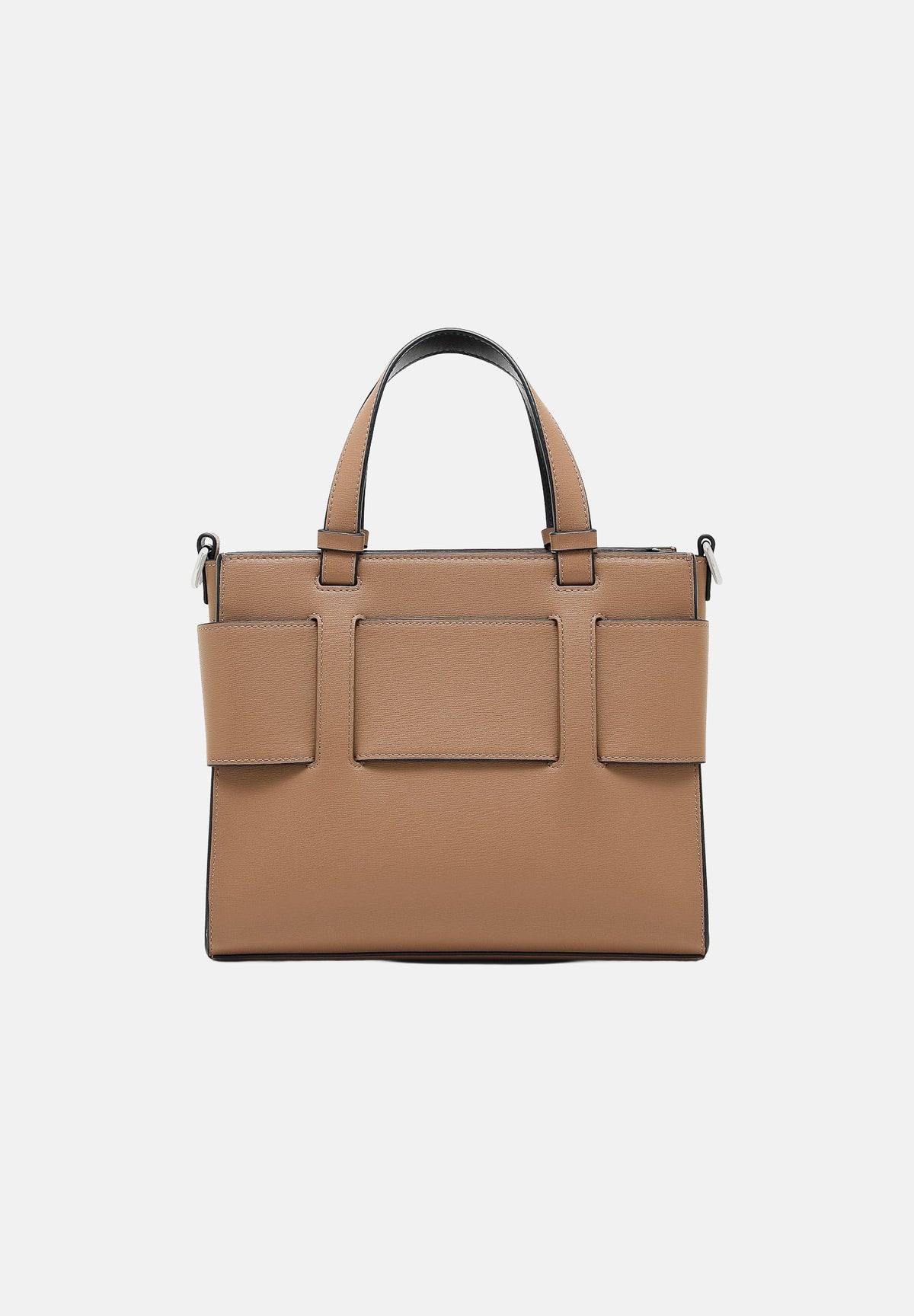 ARMANI EXCHANGE Shopper a mano marionette-beige per donna con manici corti e maxi logo applicato. 9426900A874 U6186 ARMANI EXCHANGE