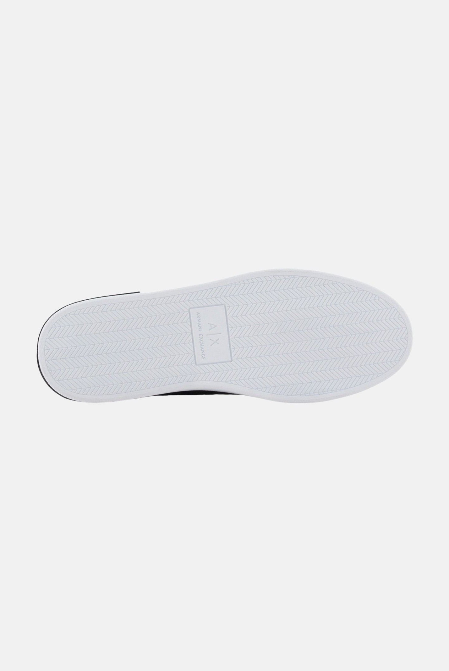 ARMANI EXCHANGE Sneakers bianche da uomo con logo all-over XM000140AF11916 M0028 ARMANI EXCHANGE