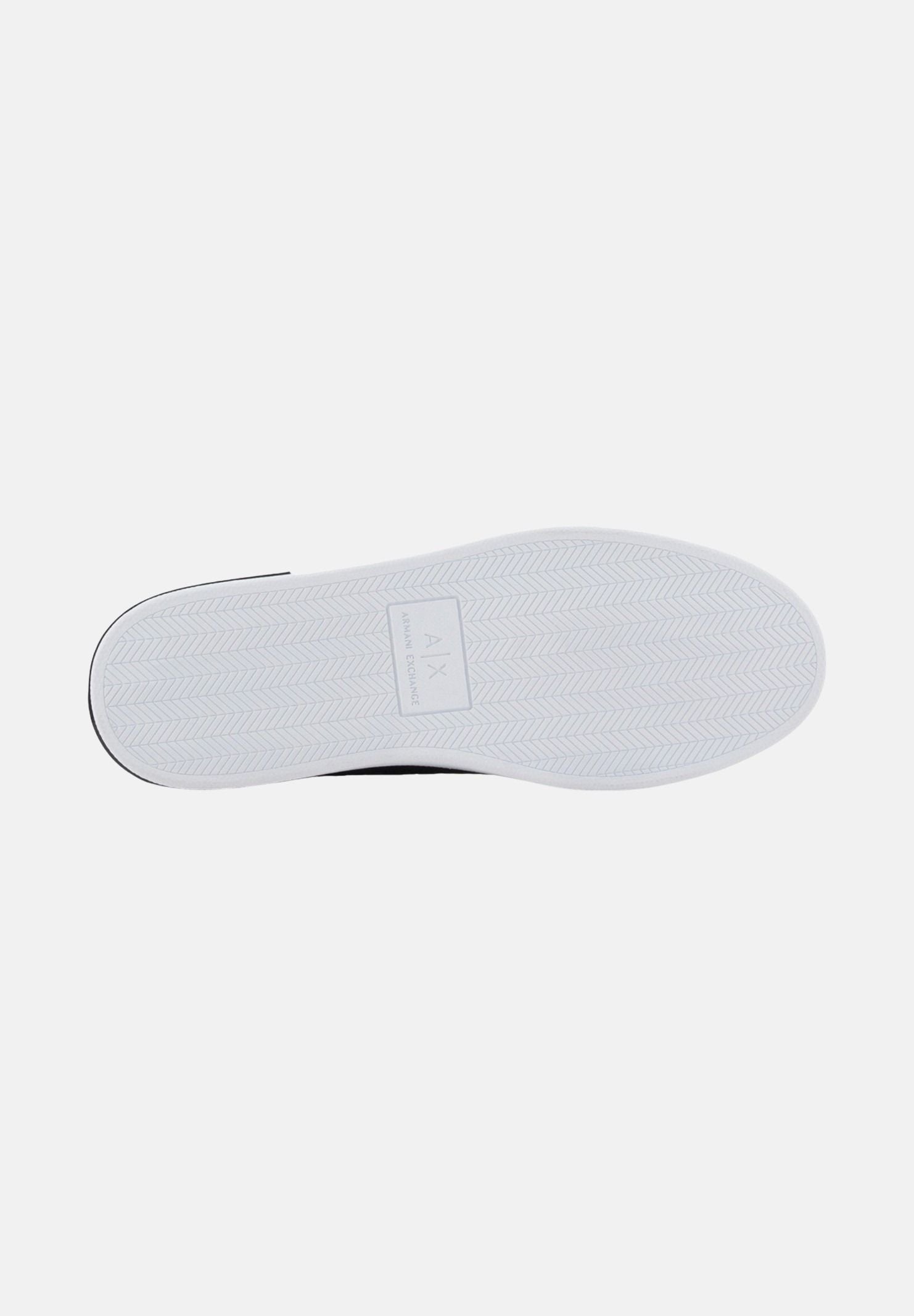 ARMANI EXCHANGE Sneakers bianche da uomo con logo all-over XM000140AF11916 M0028 ARMANI EXCHANGE