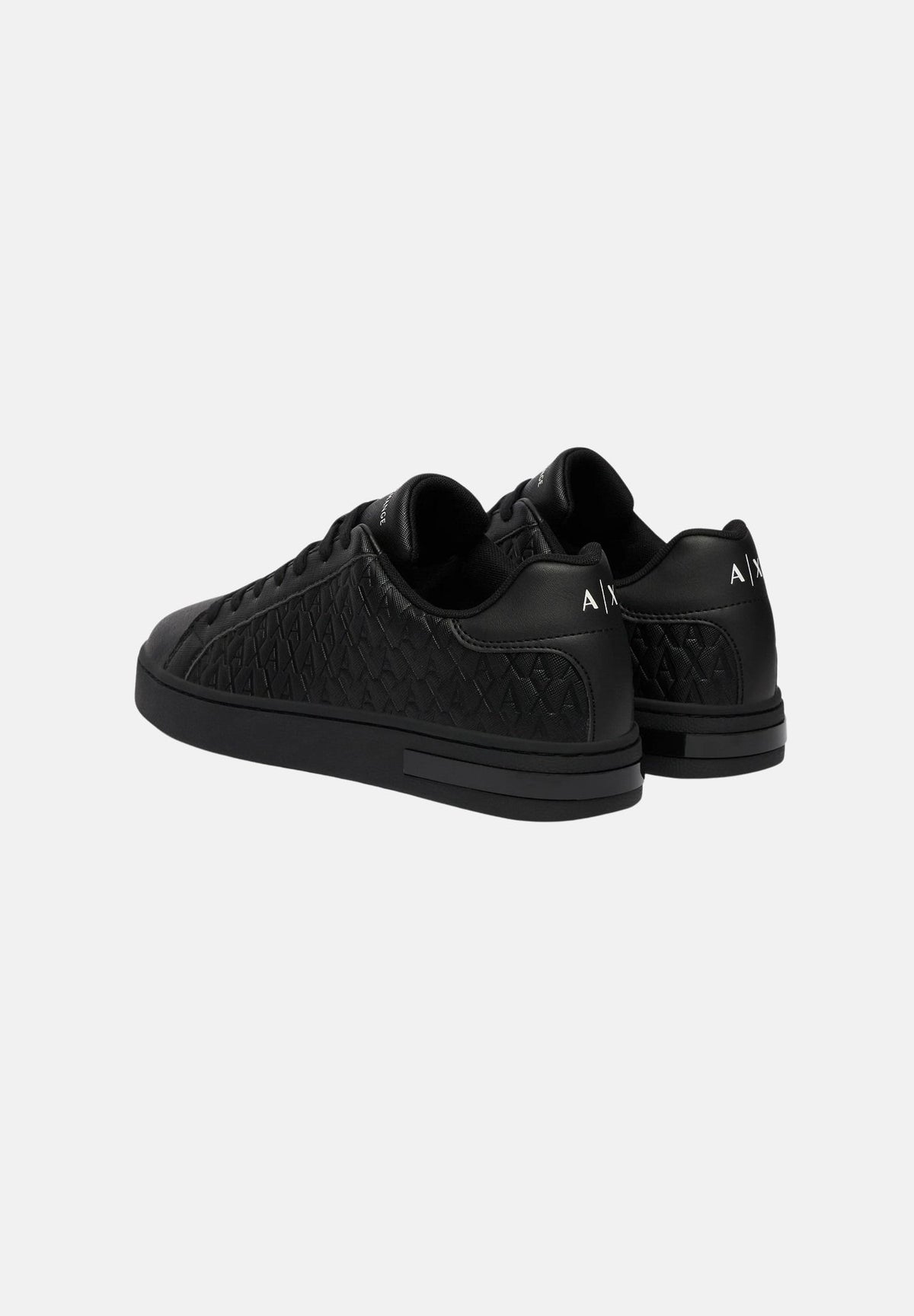 ARMANI EXCHANGE Sneakers nere da uomo con motivo geometrico goffrato XM000140AF11916 MZ715 ARMANI EXCHANGE